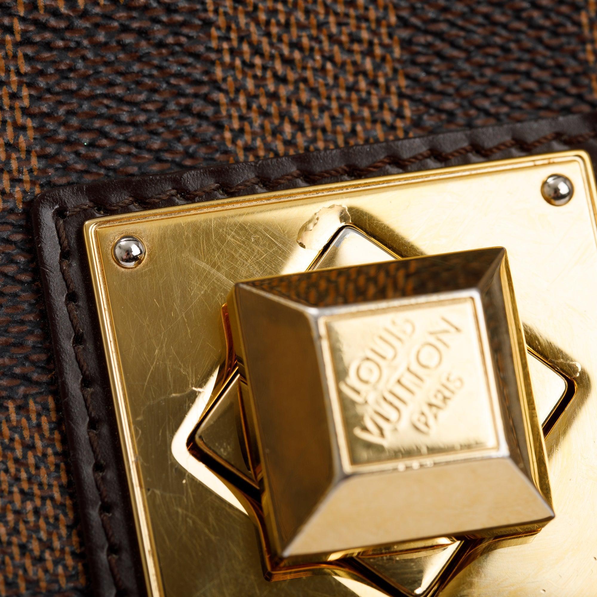 Louis Vuitton Damier Ebene Bergamo MM w/ Strap