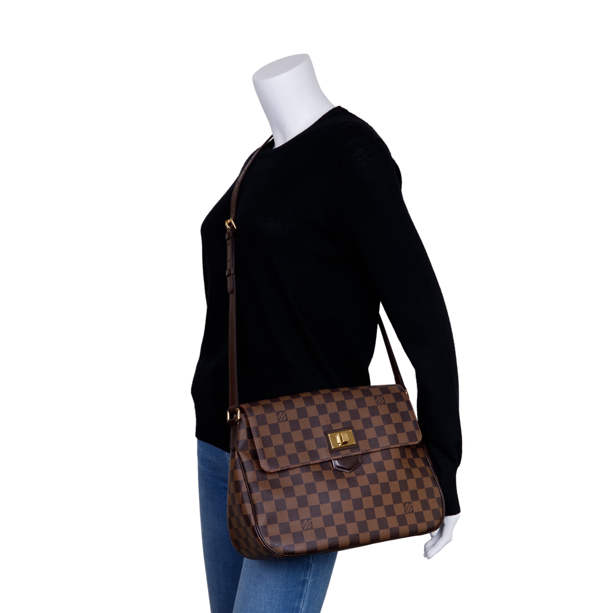 Louis Vuitton Damier Ebene Besace Rosebery Bag