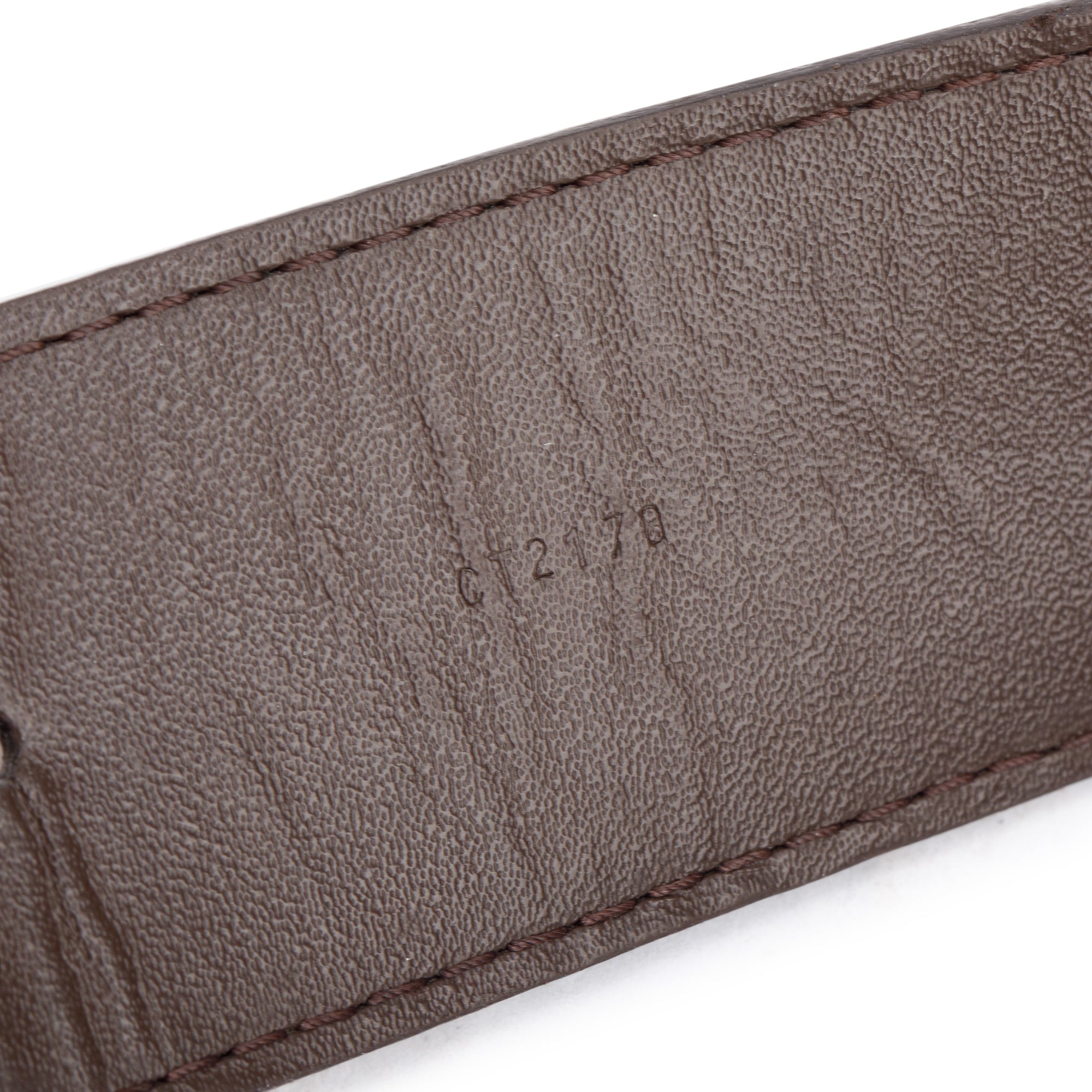 Louis Vuitton Damier Ebene Canvas LV Initials 40 MM Belt 90 36 w/ Box