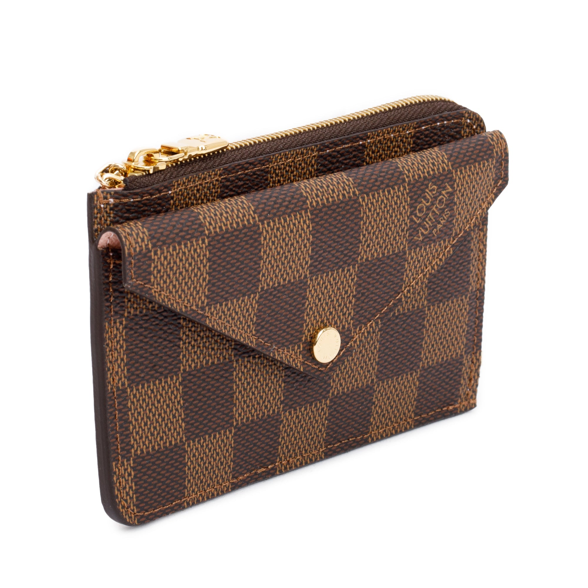 Louis Vuitton Damier Ebene Card Holder Recto Verso w/ Box & Receipt