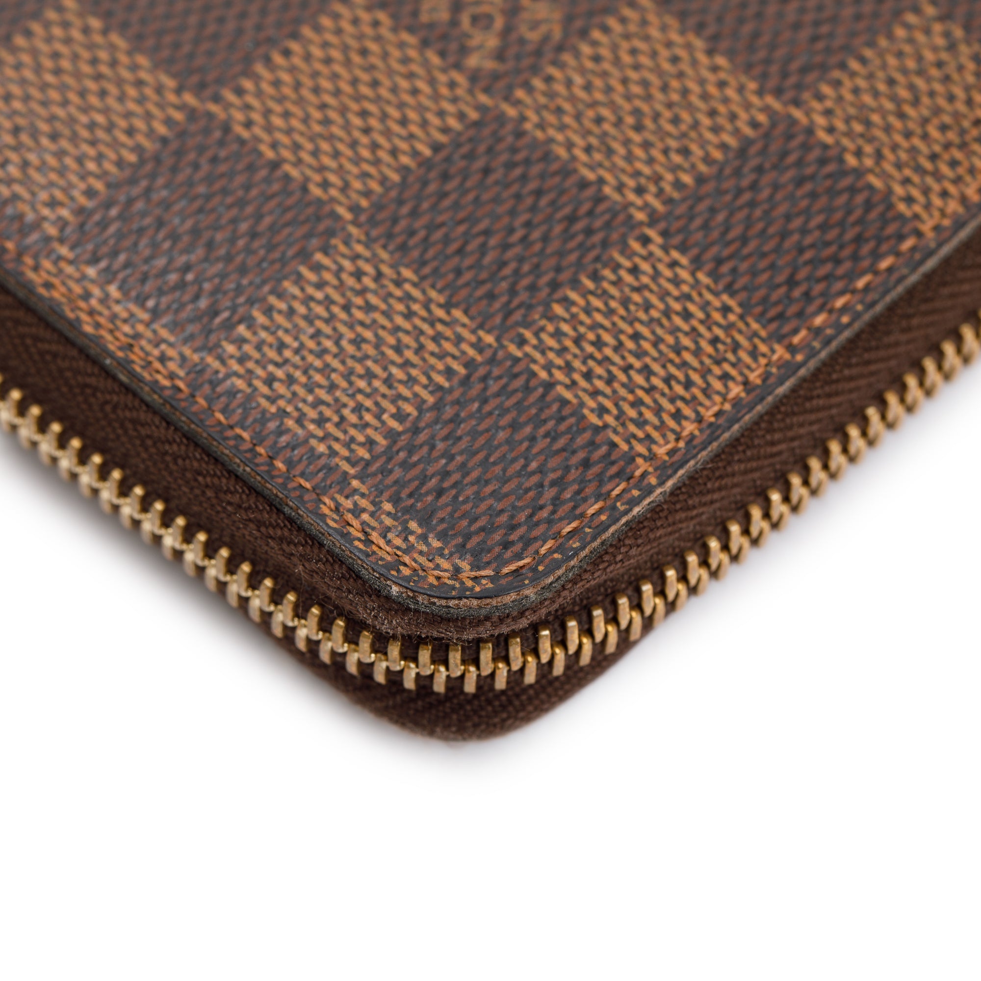 Louis Vuitton Damier Ebene Clemence Wallet w/ Box & Receipt