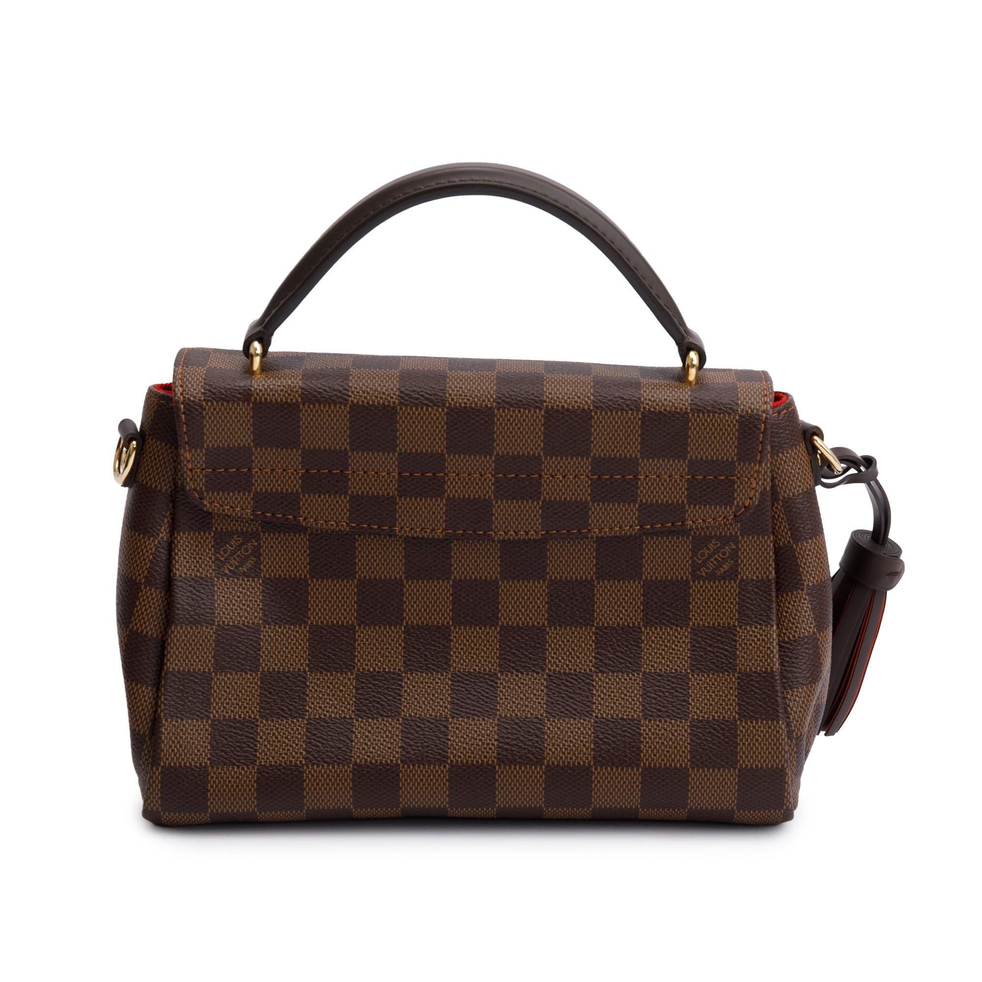 Louis Vuitton Damier Ebene Croisette Bag