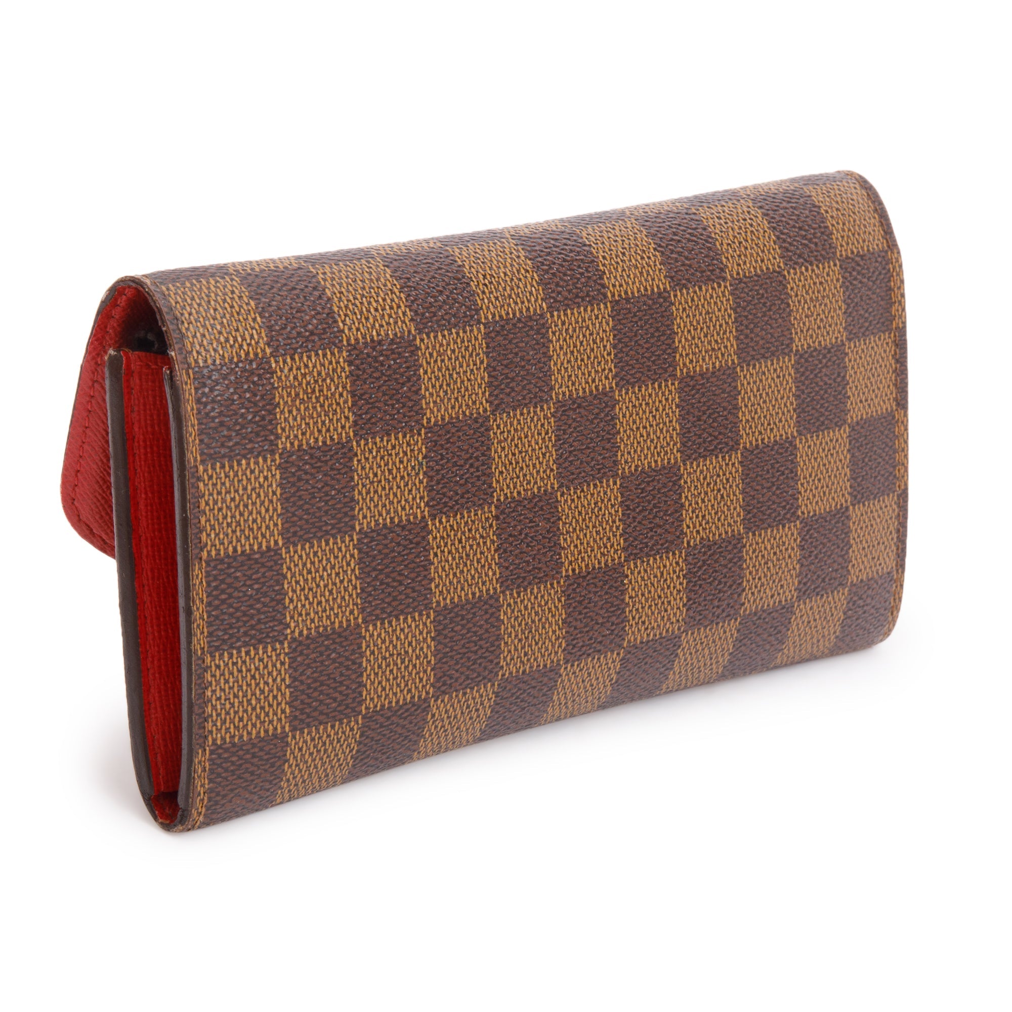 Louis Vuitton Damier Ebene Emilie Wallet w/ Box & Receipt