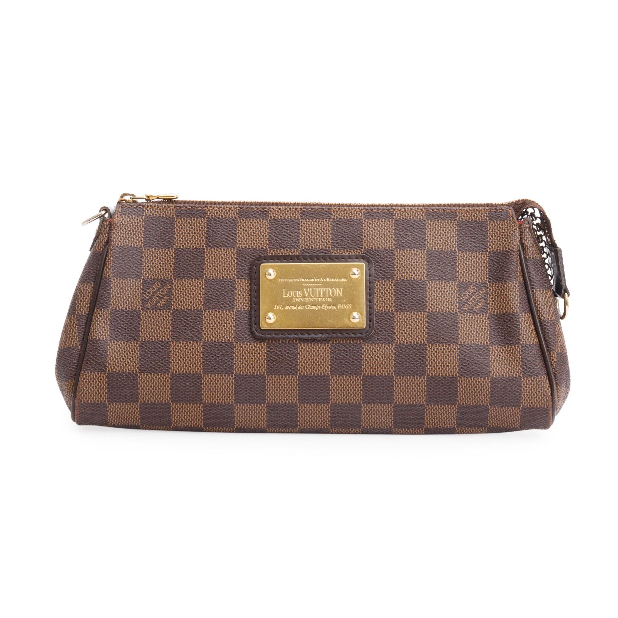 Louis Vuitton Damier Ebene Eva Clutch
