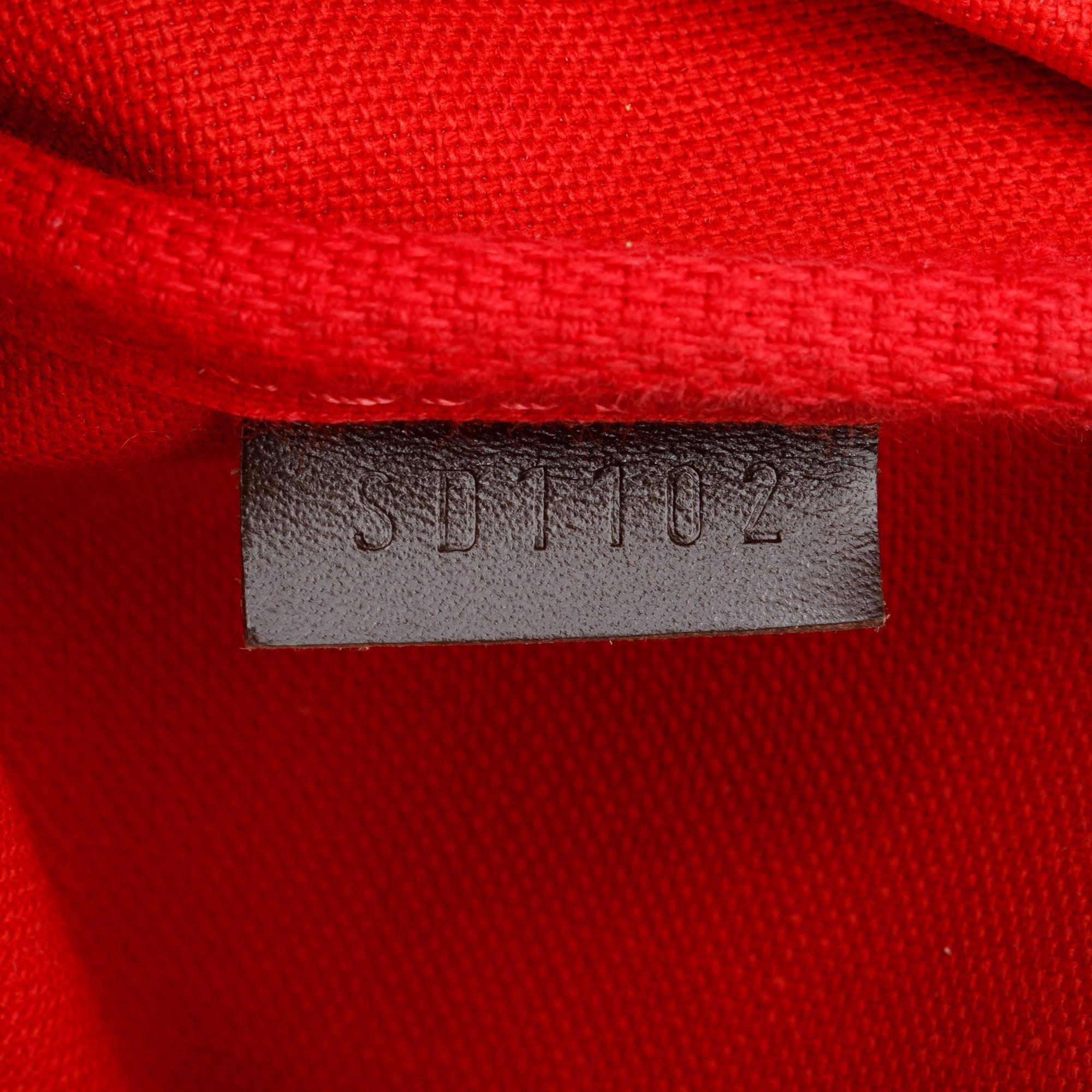 Louis Vuitton Damier Ebene Eva Clutch