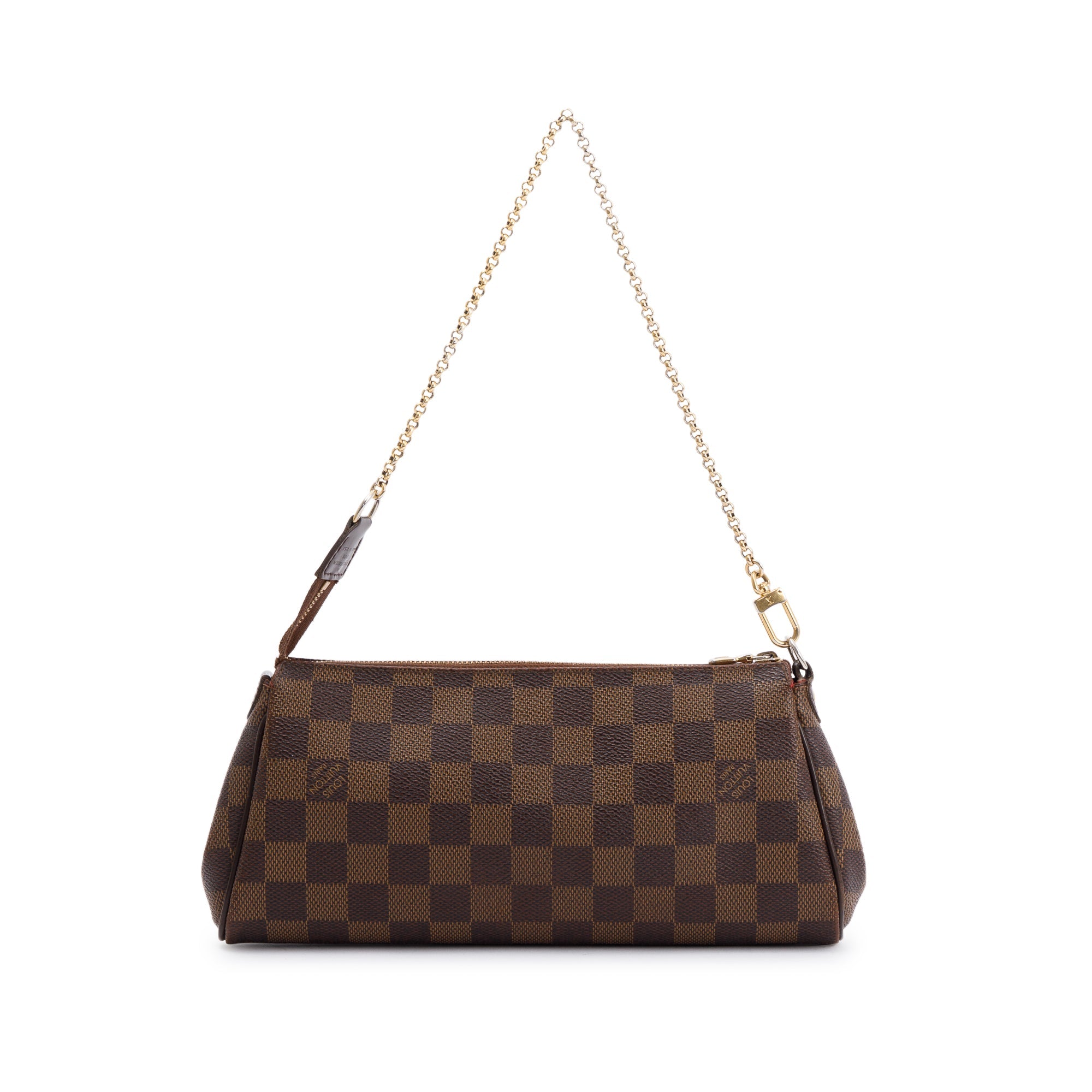 Louis Vuitton Damier Ebene Eva Clutch w/ Straps