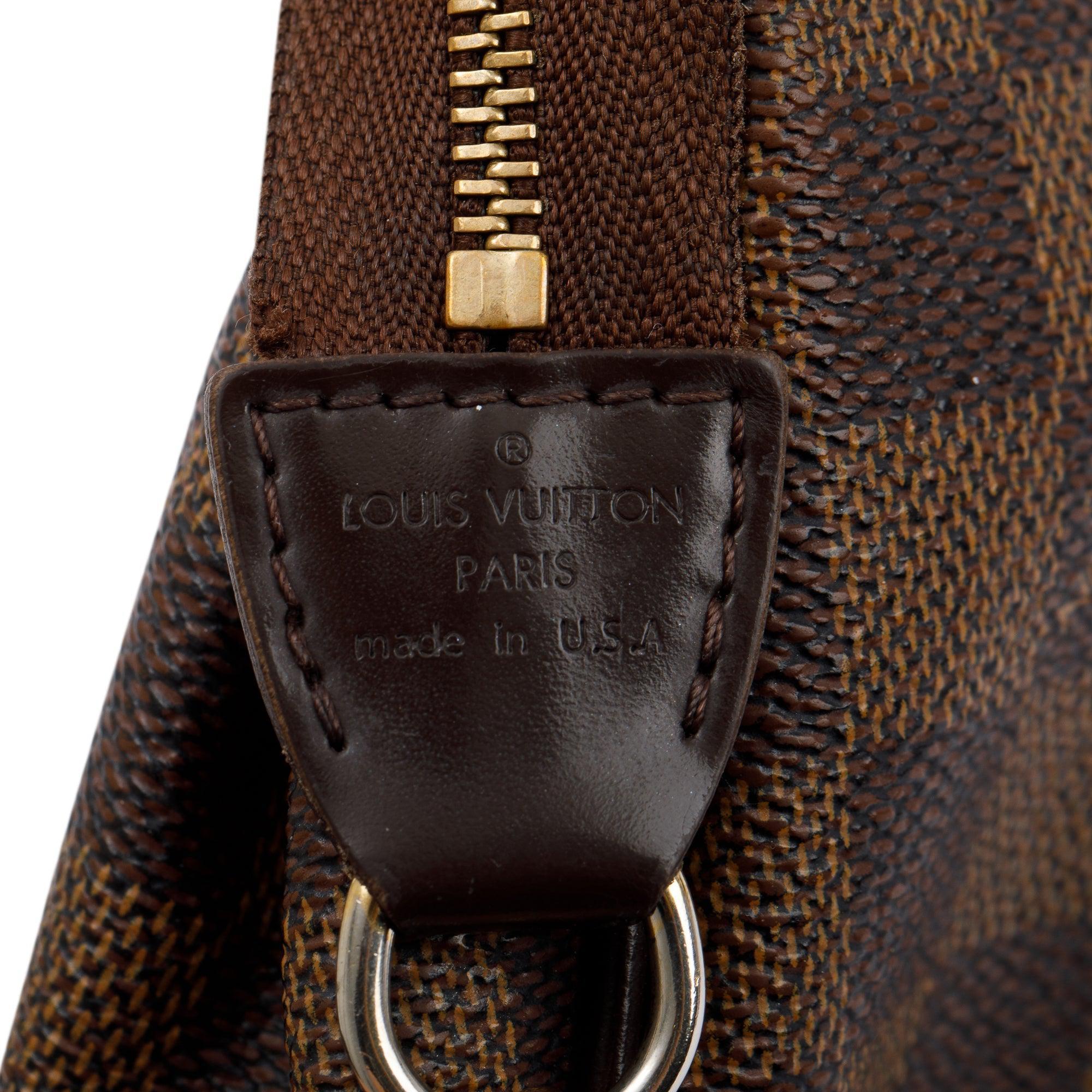 Louis Vuitton Damier Ebene Eva Clutch w/ Straps