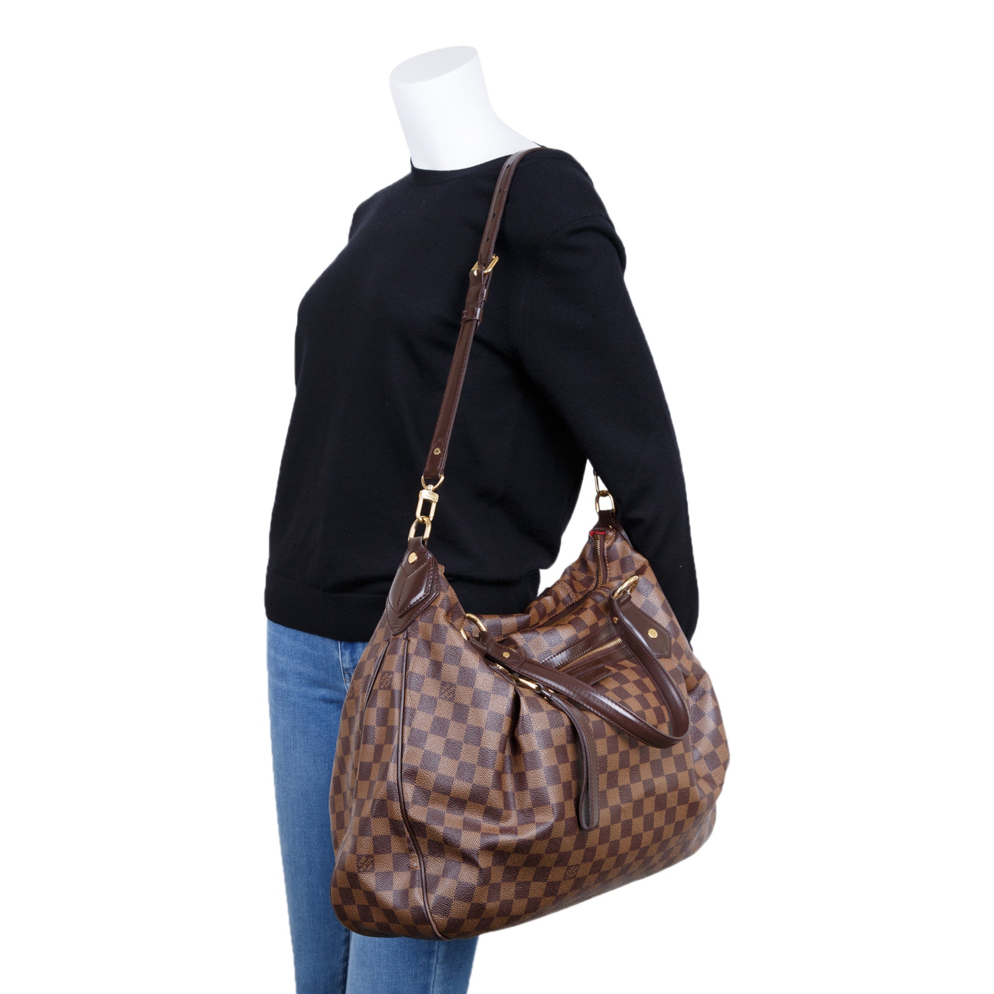 Louis Vuitton Damier Ebene Evora GM w/ Strap