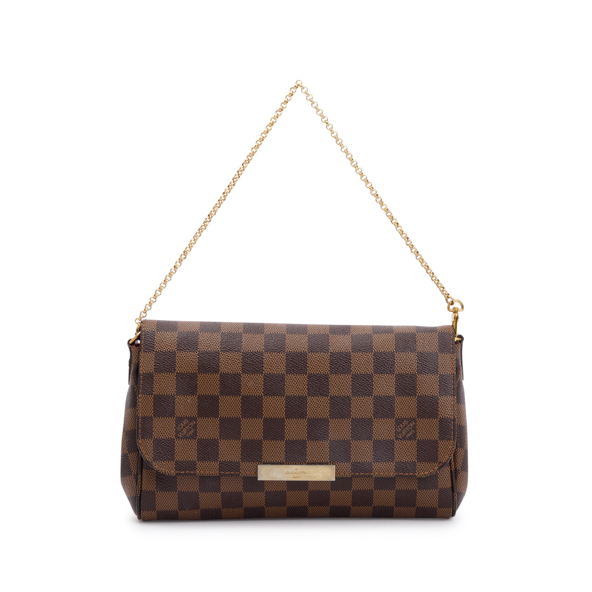 Louis Vuitton Damier Ebene Favorite MM w/ Box & Strap