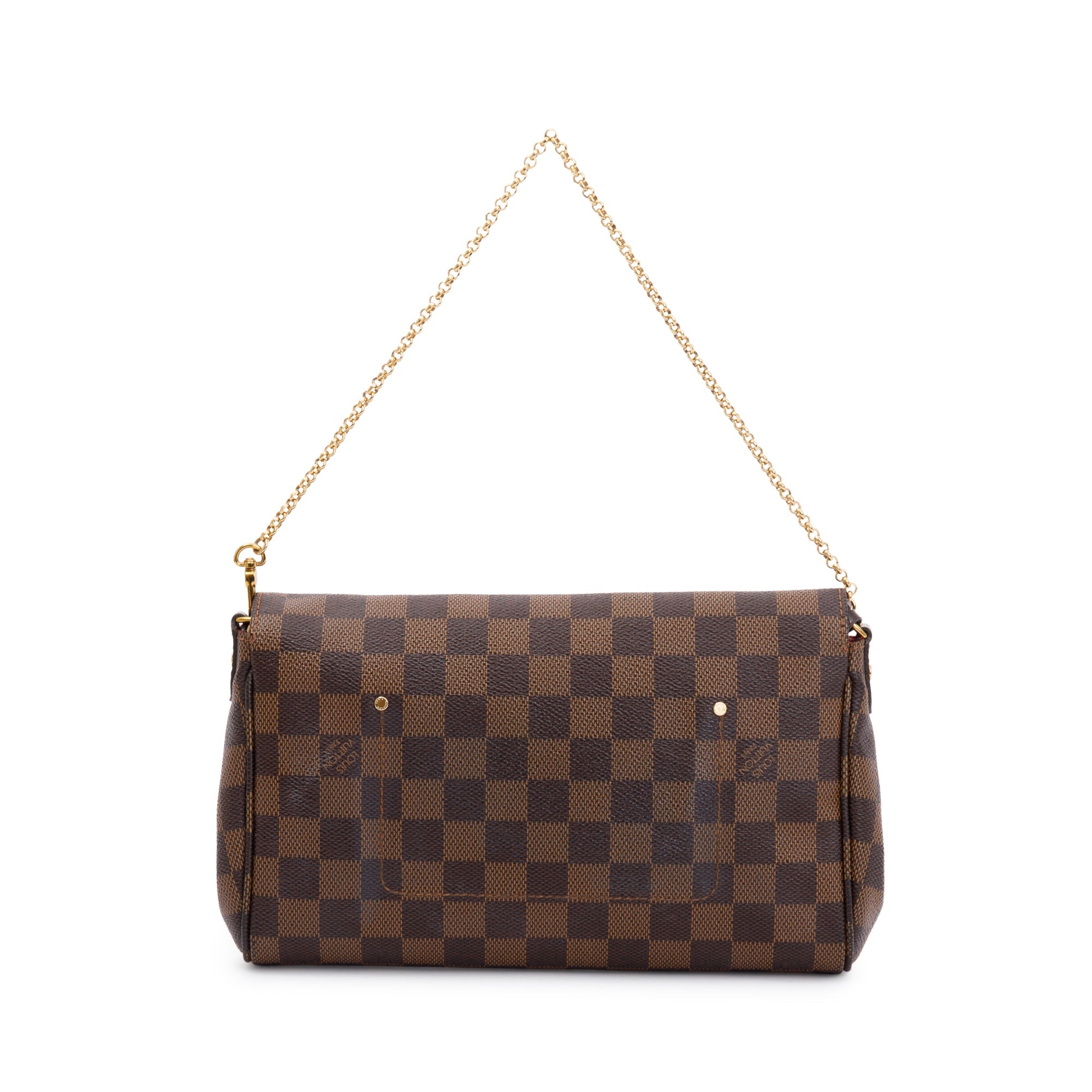 Louis Vuitton Damier Ebene Favorite MM w/ Box & Strap