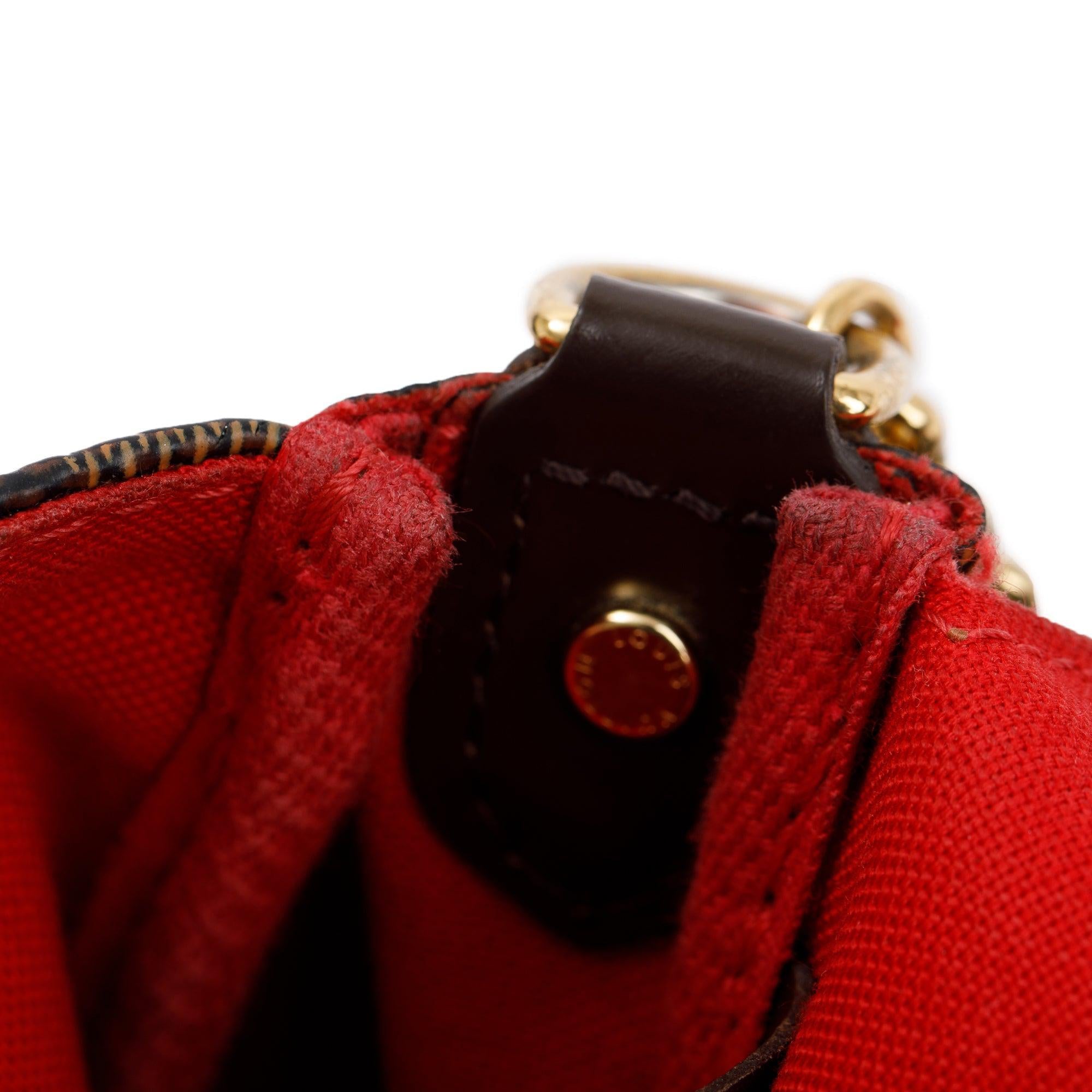 Louis Vuitton Damier Ebene Favorite MM w/ Strap