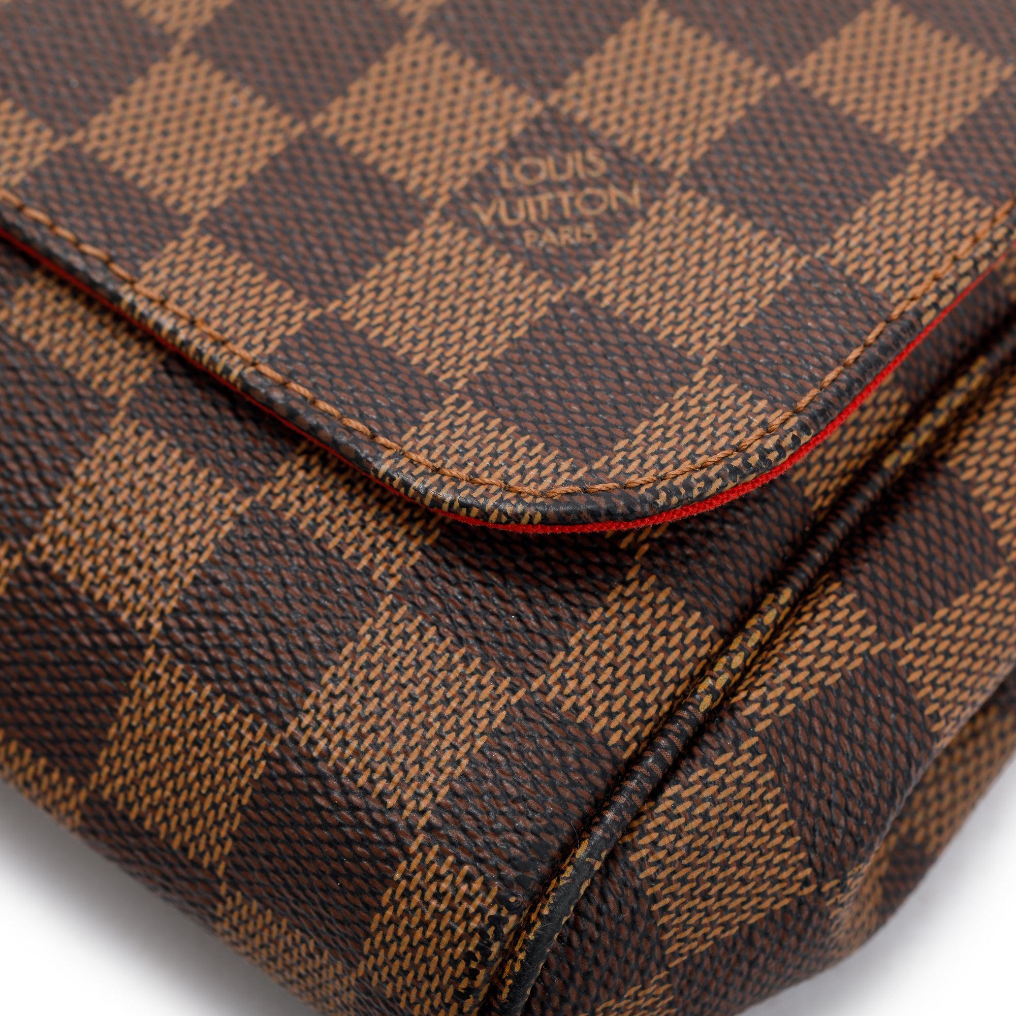 Louis Vuitton Damier Ebene Favorite MM w/ Strap