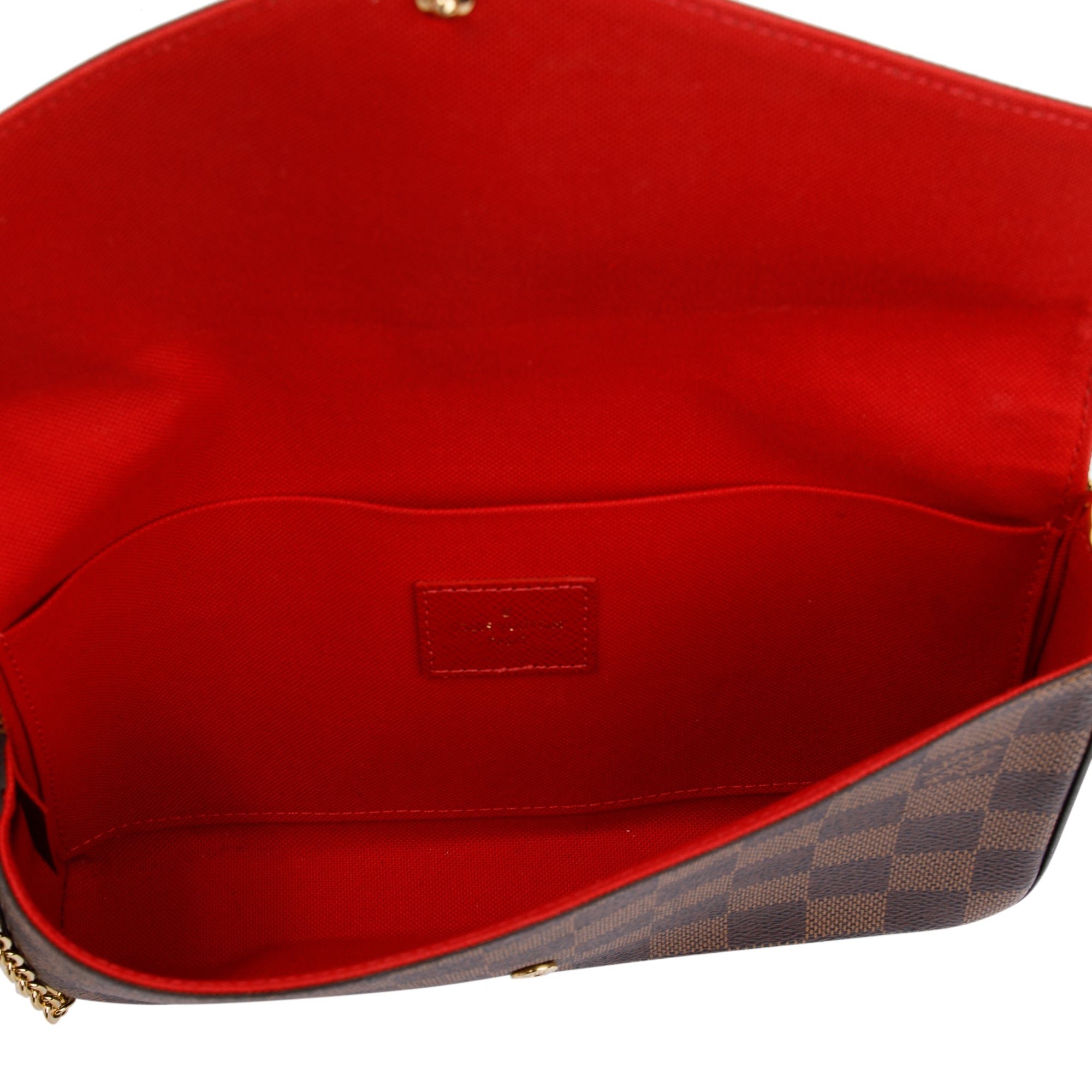 Louis Vuitton Pink Leather Felicie Insert Pouch 2LVS1221