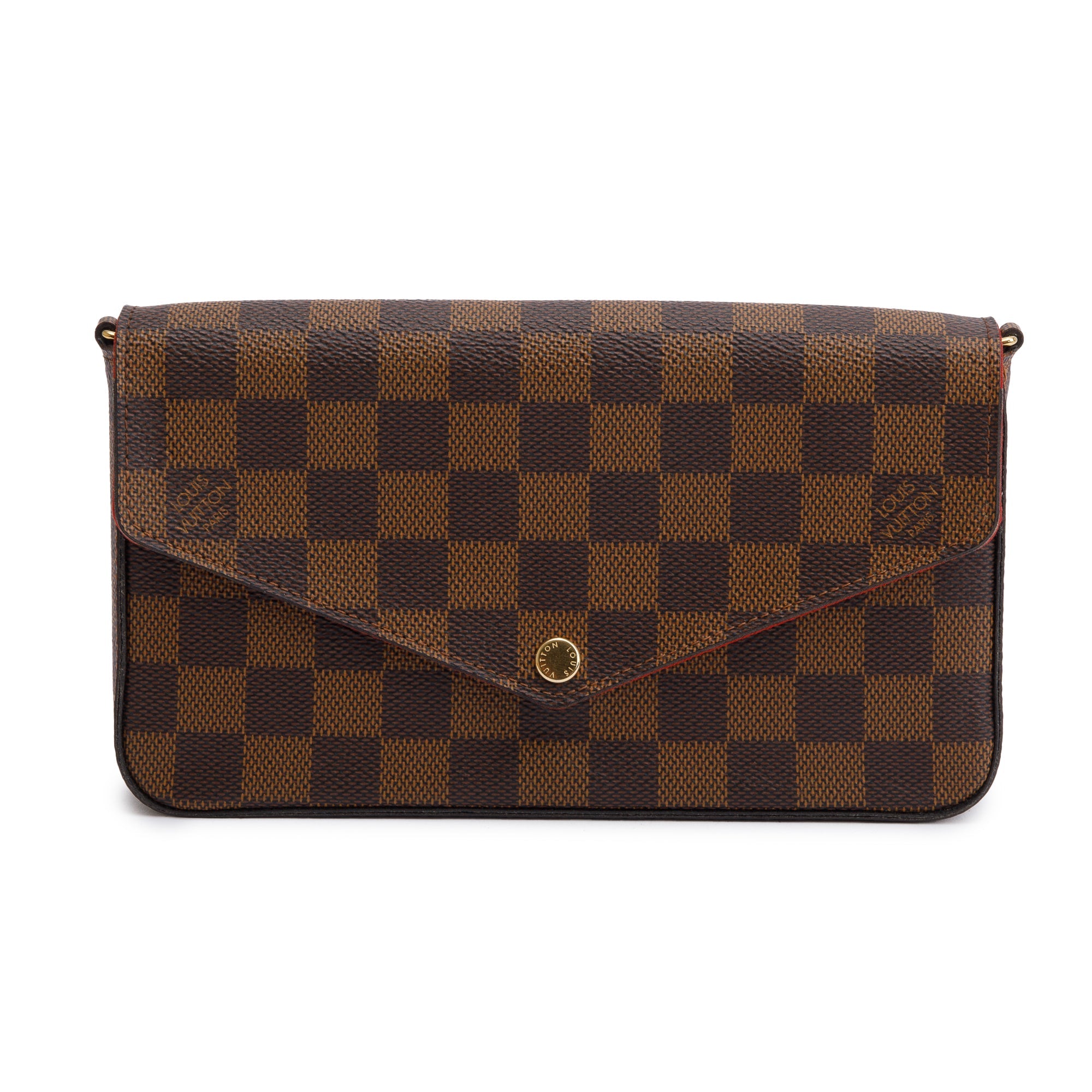 Louis Vuitton Damier Ebene Felicie Pochette w/ Inserts, Box & Receipt