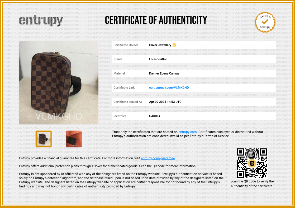 Louis Vuitton Damier Ebene Geronimos Waist Bag