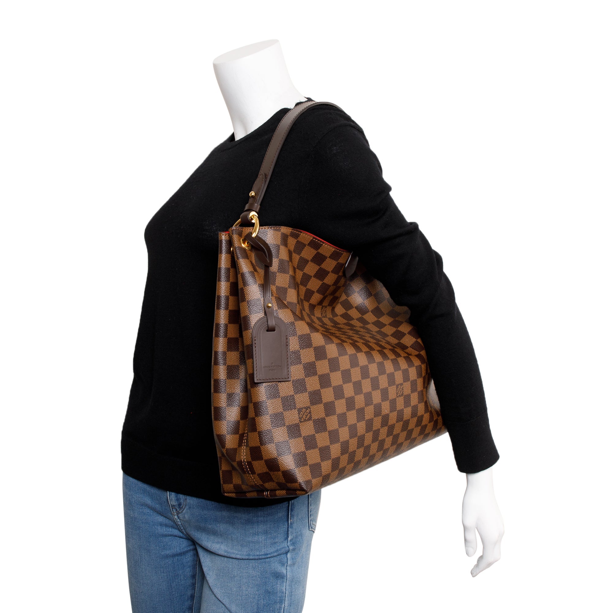 Louis Vuitton Damier Ebene Graceful PM w/ Box