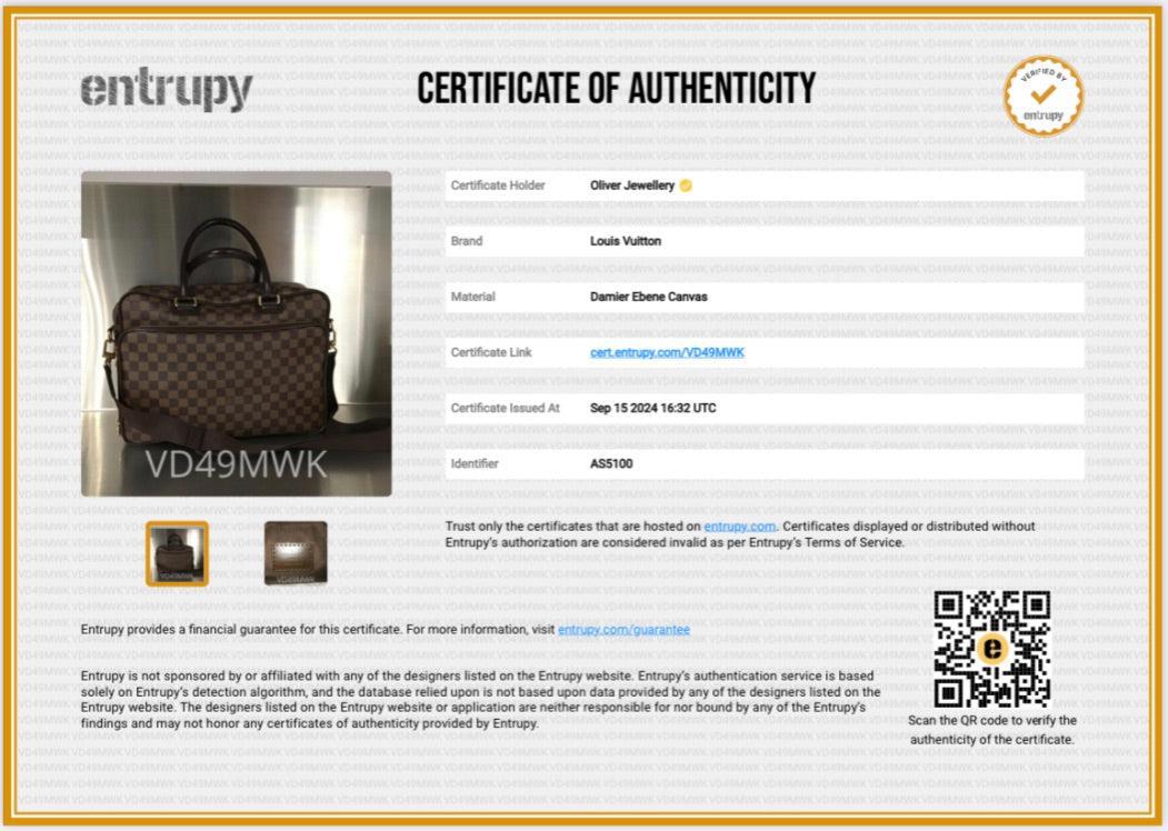 Louis Vuitton Damier Ebene Icare Laptop Bag