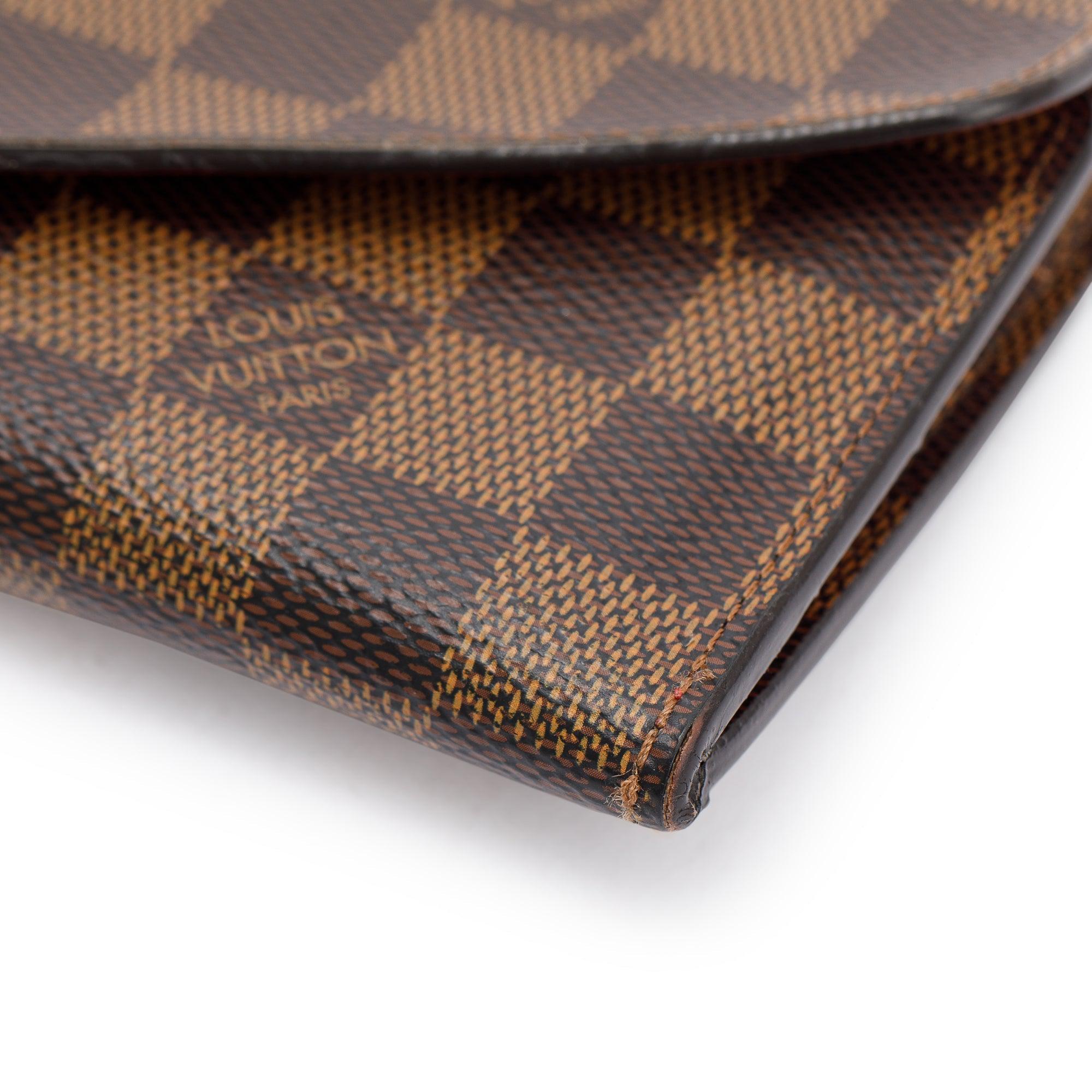 Louis Vuitton Damier Ebene Josephine Wallet w/ Box & Receipt