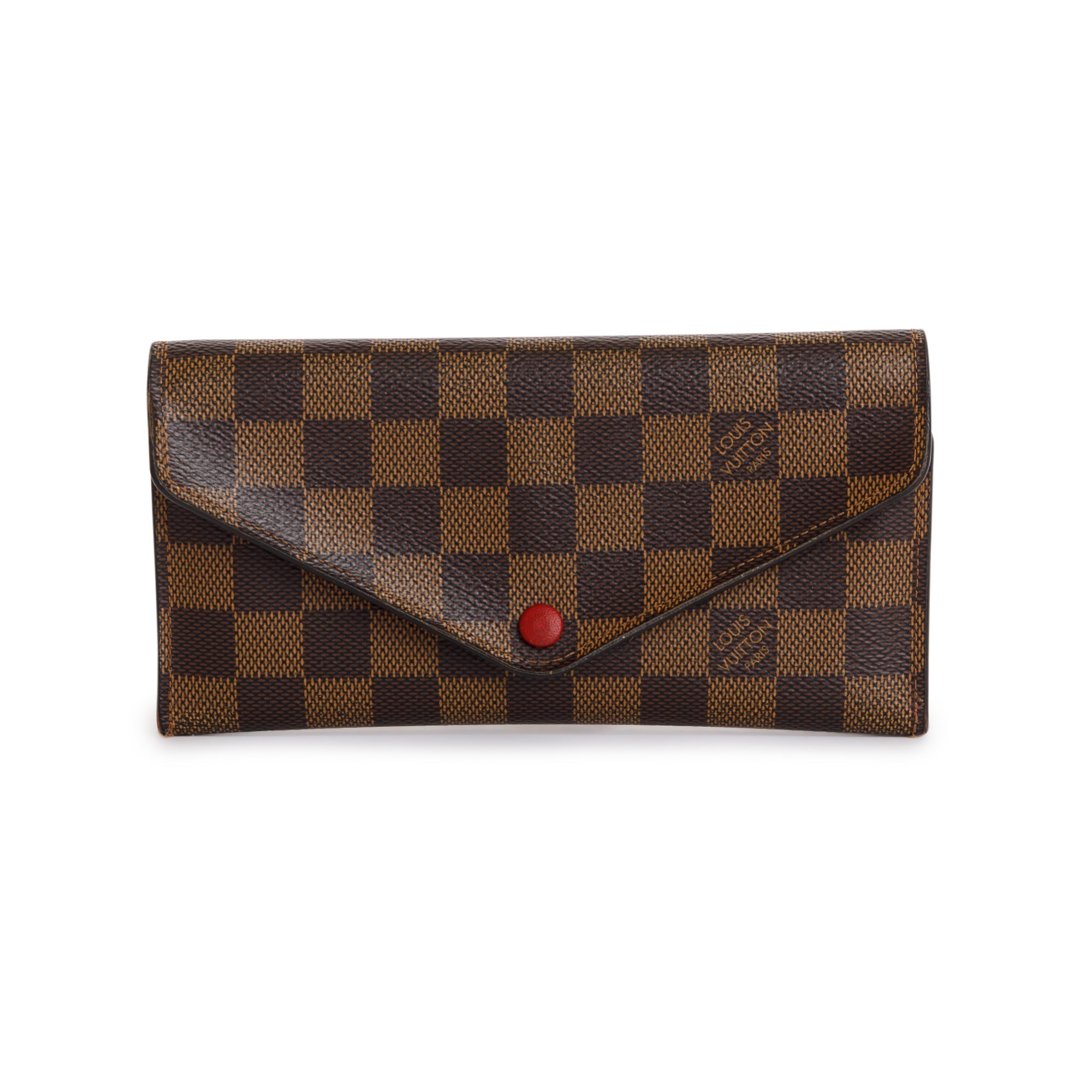 Louis Vuitton Damier Ebene Josephine Wallet w/ Box & Receipt