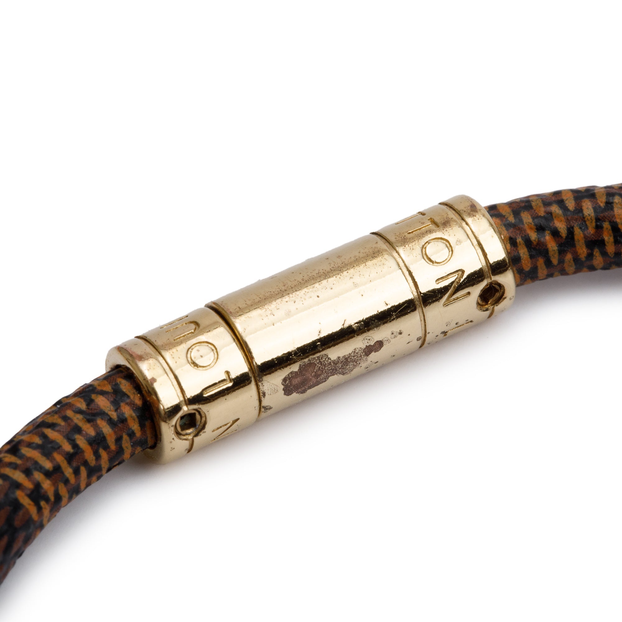 Louis Vuitton Damier Ebene Keep It Bracelet w/ Box