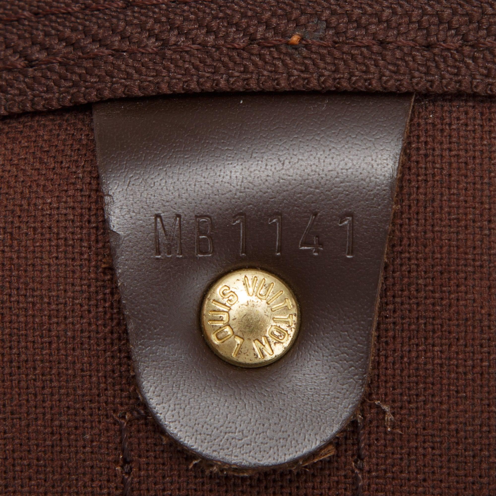 Louis Vuitton Damier Ebene Keepall Bandouliere 45 W/O Strap