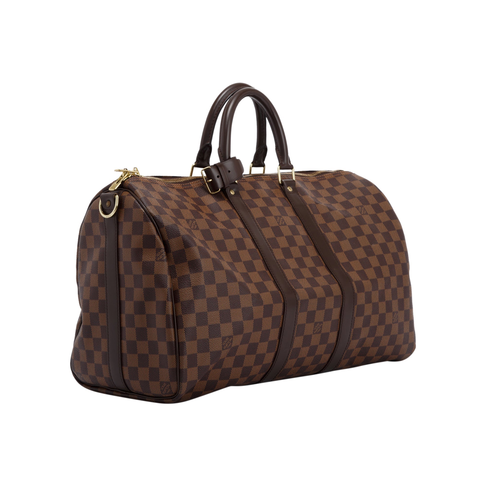 Louis Vuitton Damier Ebene Keepall Bandouliere 45 W/O Strap