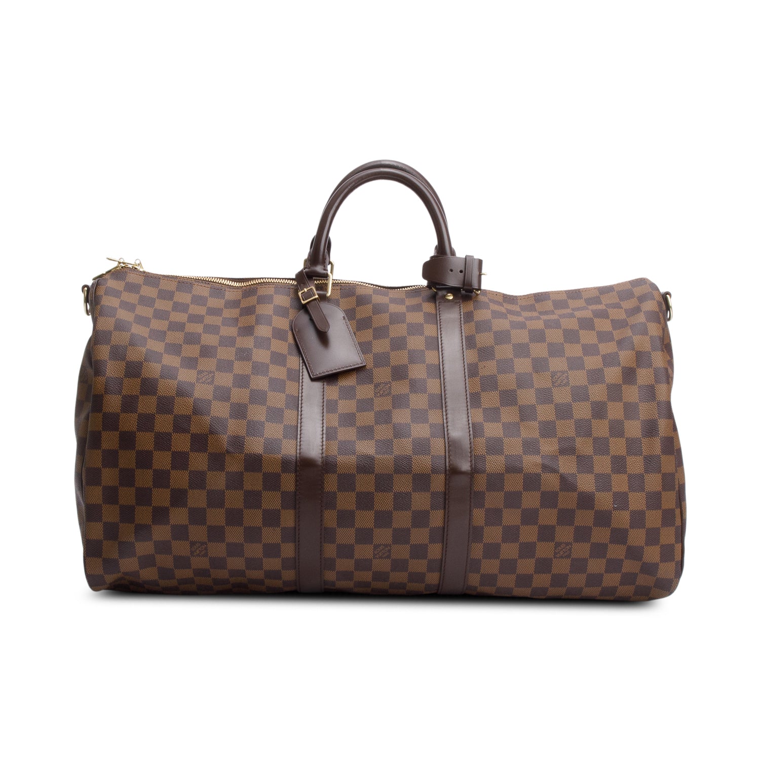 Louis Vuitton Damier Ebene Keepall Bandouliere 55 w/ Strap