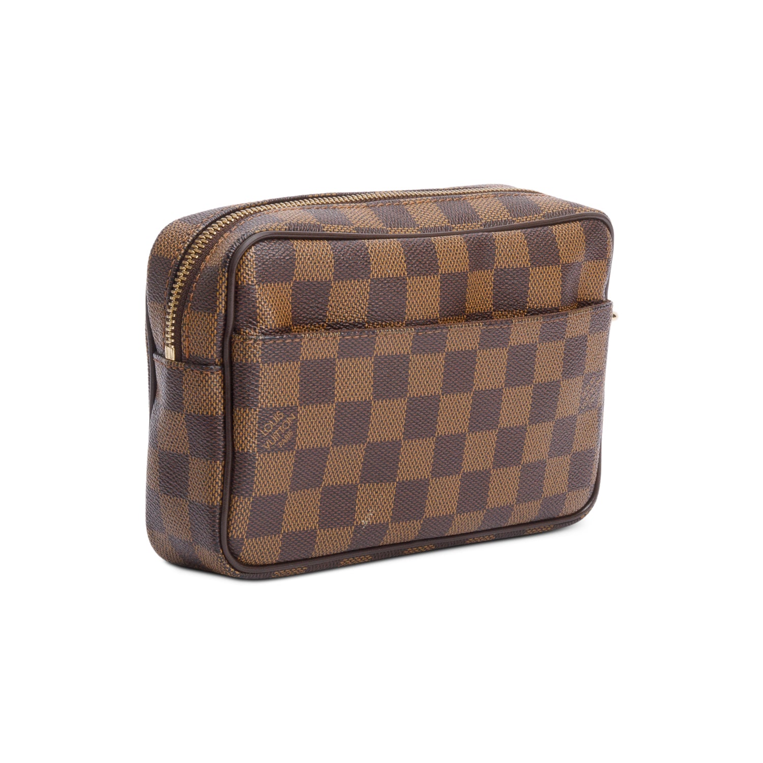 Louis Vuitton Damier Ebene Macao Wristlet Clutch