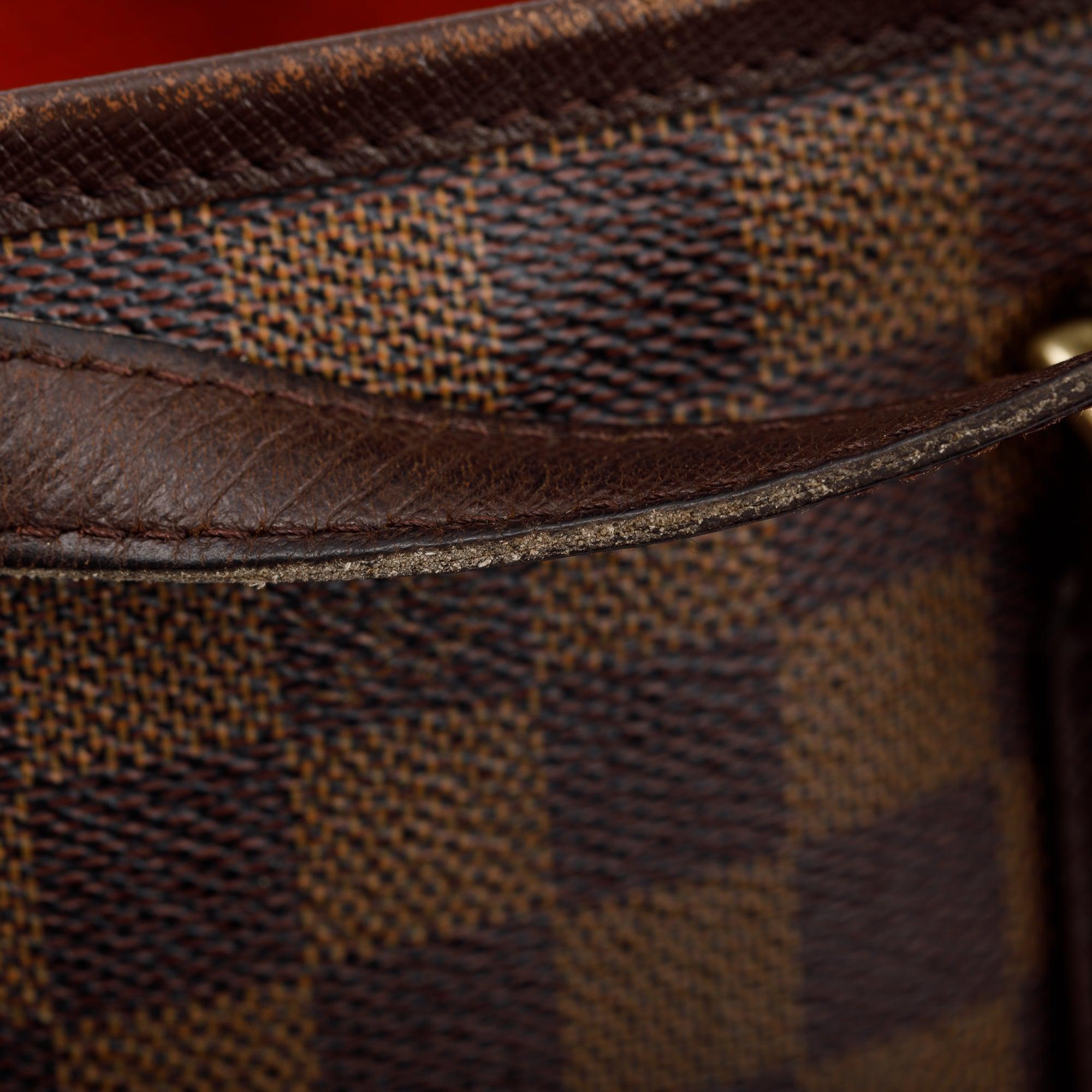 Louis Vuitton Damier Ebene Marais Bucket Bag w/ Pouch