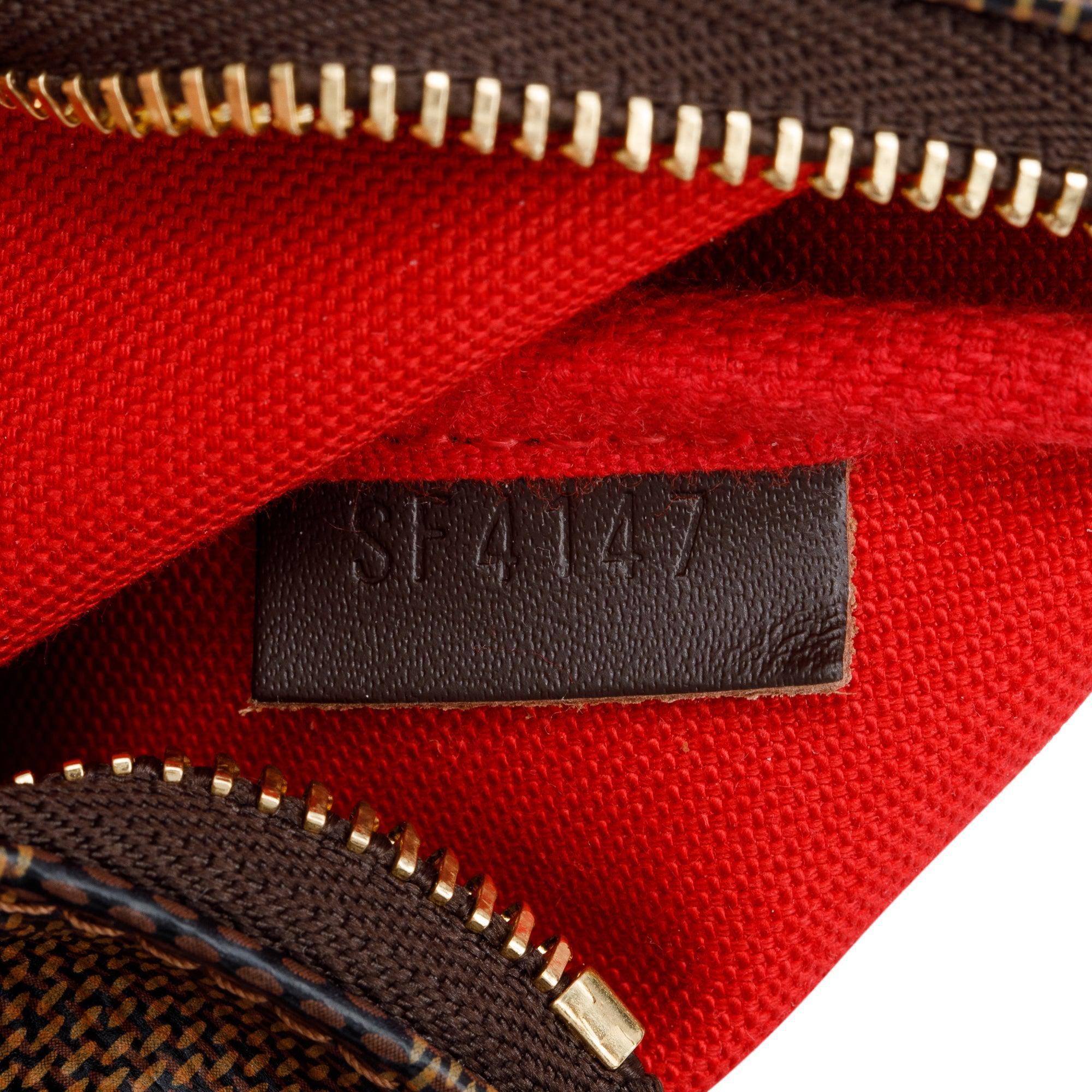 Louis Vuitton Damier Ebene Mini Pochette Accessories w Box & Receipt