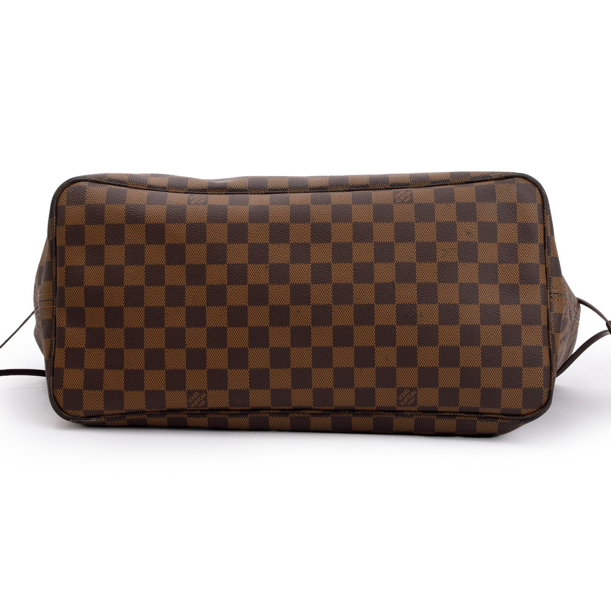 Louis Vuitton Damier Ebene Neverfull GM w/ Pochette