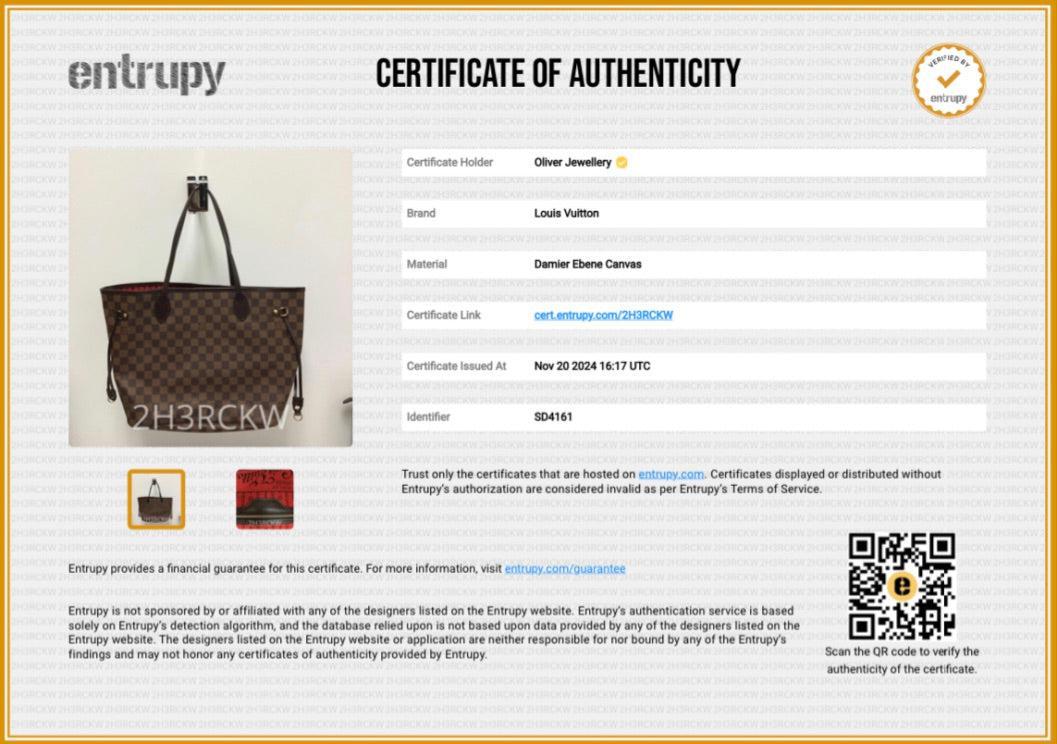 Louis Vuitton Damier Ebene Neverfull MM