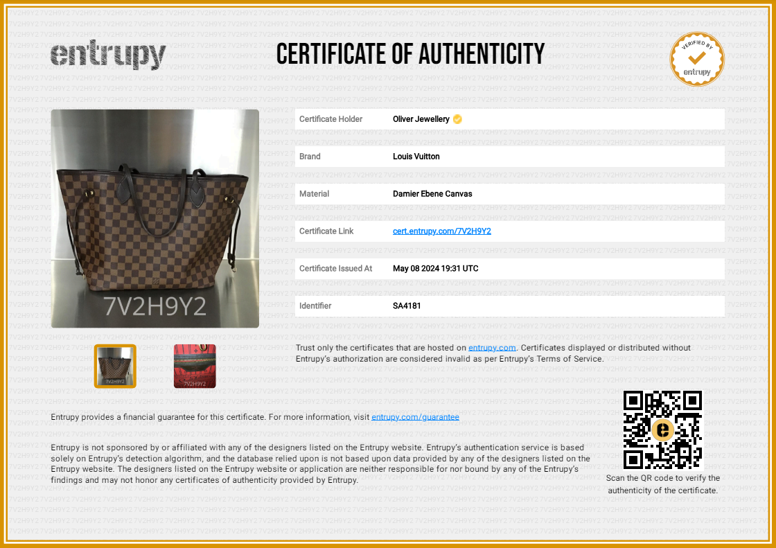 Louis Vuitton Damier Ebene Neverfull MM