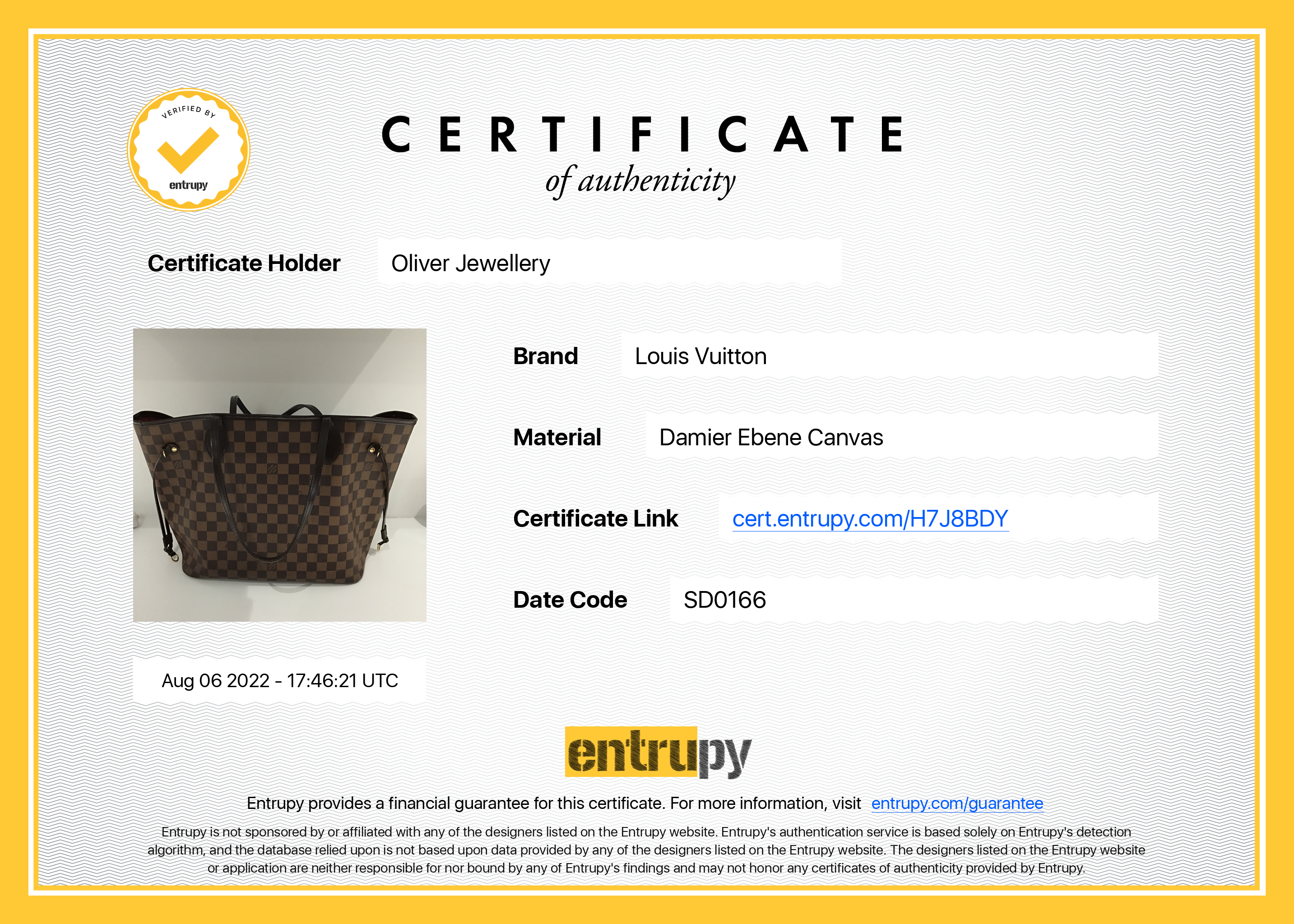 Louis Vuitton Damier Ebene Neverfull MM