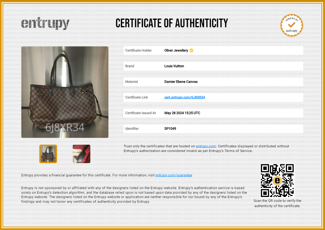 Louis Vuitton Damier Ebene Neverfull MM