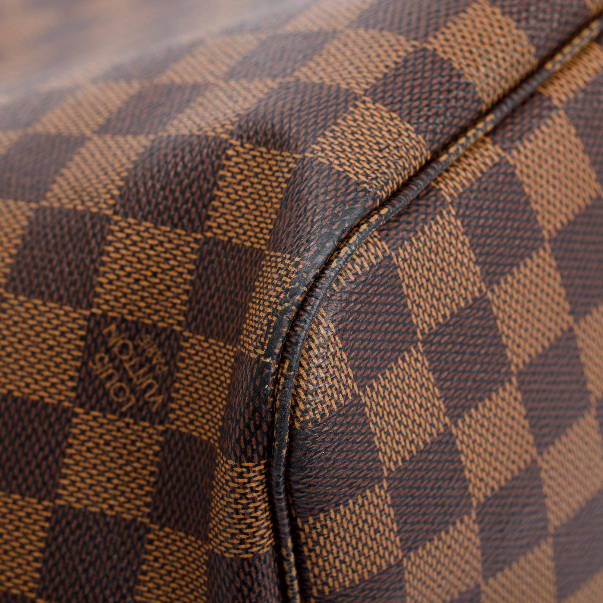 Louis Vuitton Damier Ebene Neverfull MM w/ Pouch