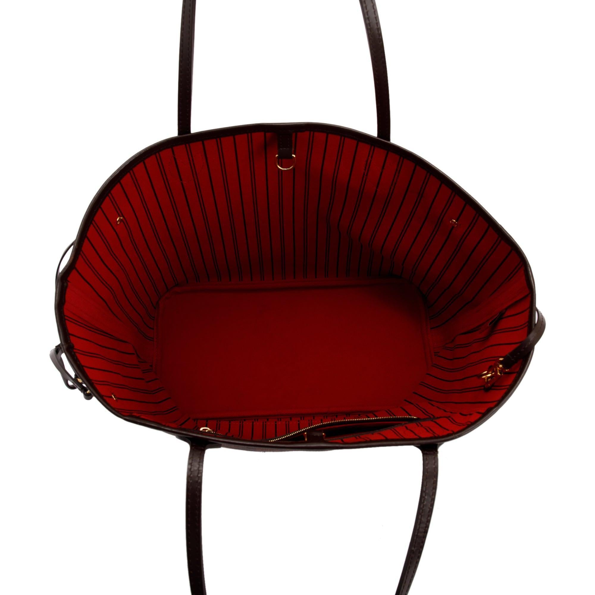 Louis Vuitton Damier Ebene Neverfull MM w/ Pouch