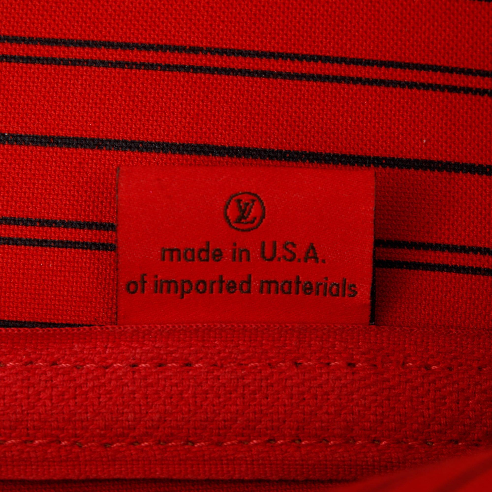 Louis Vuitton Damier Ebene Neverfull MM w/ Pouch & Box