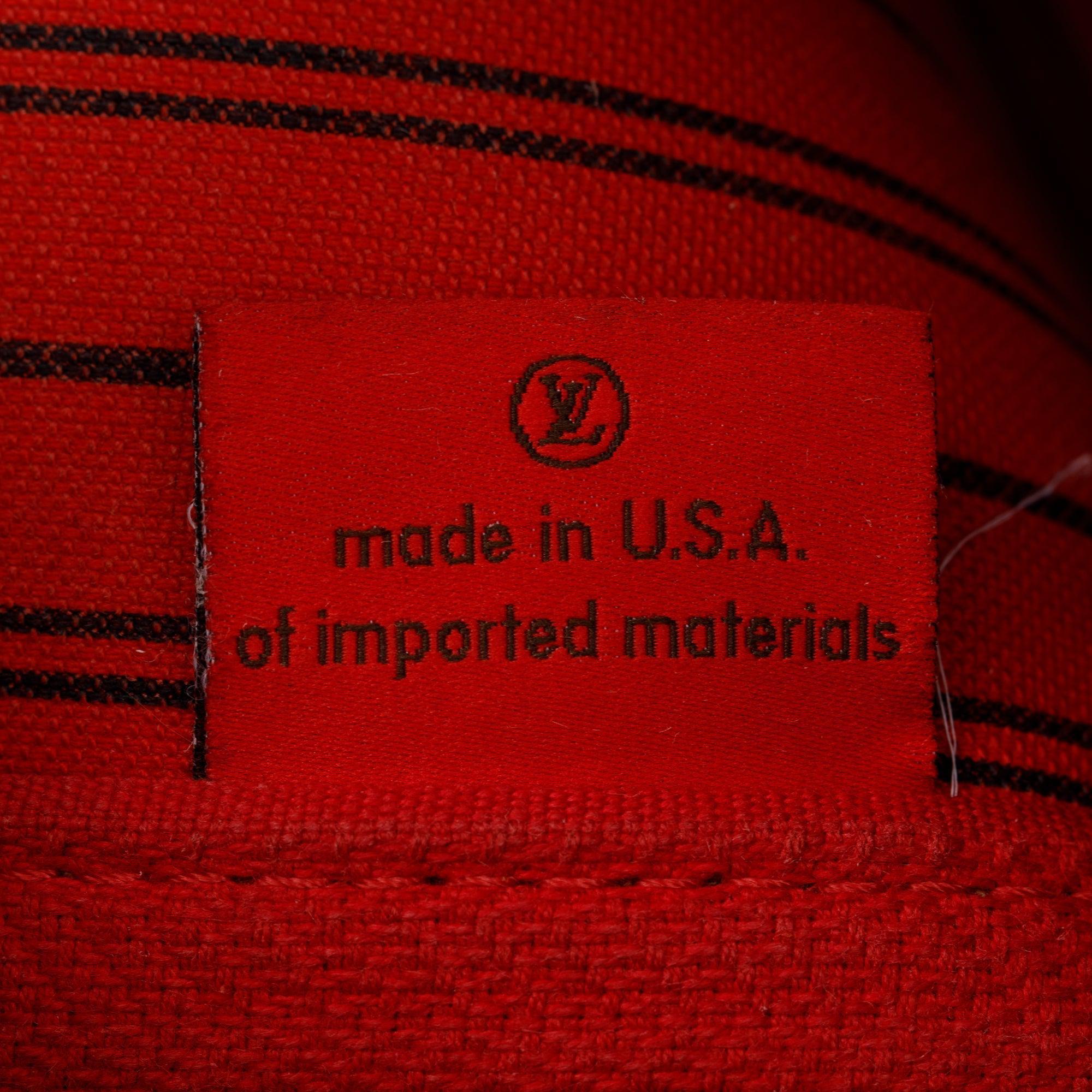 Louis Vuitton Damier Ebene Neverfull MM w/ Pouch & Box