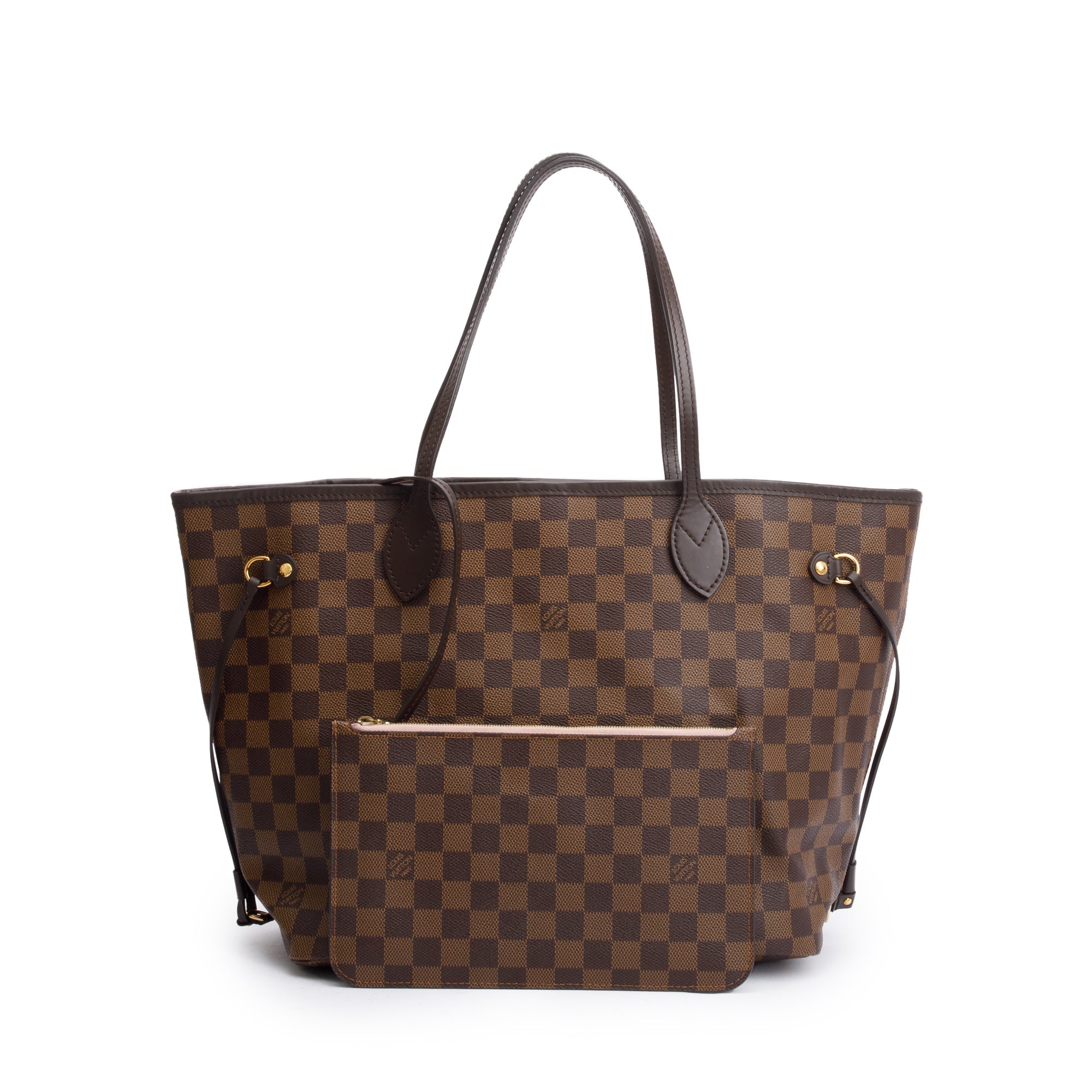 Louis Vuitton Damier Ebene Neverfull MM w/ Pouch