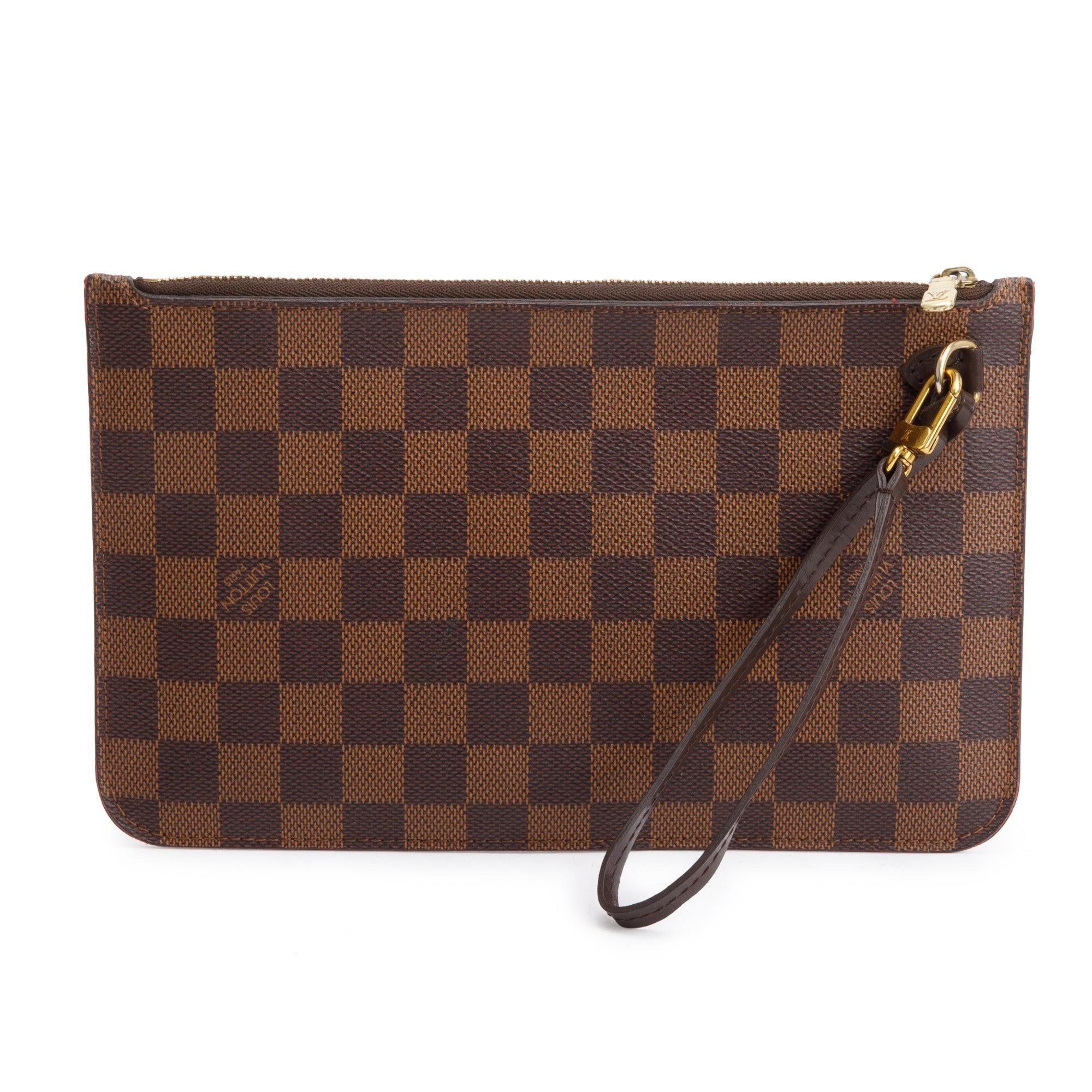 Louis Vuitton Damier Ebene Neverfull Pochette