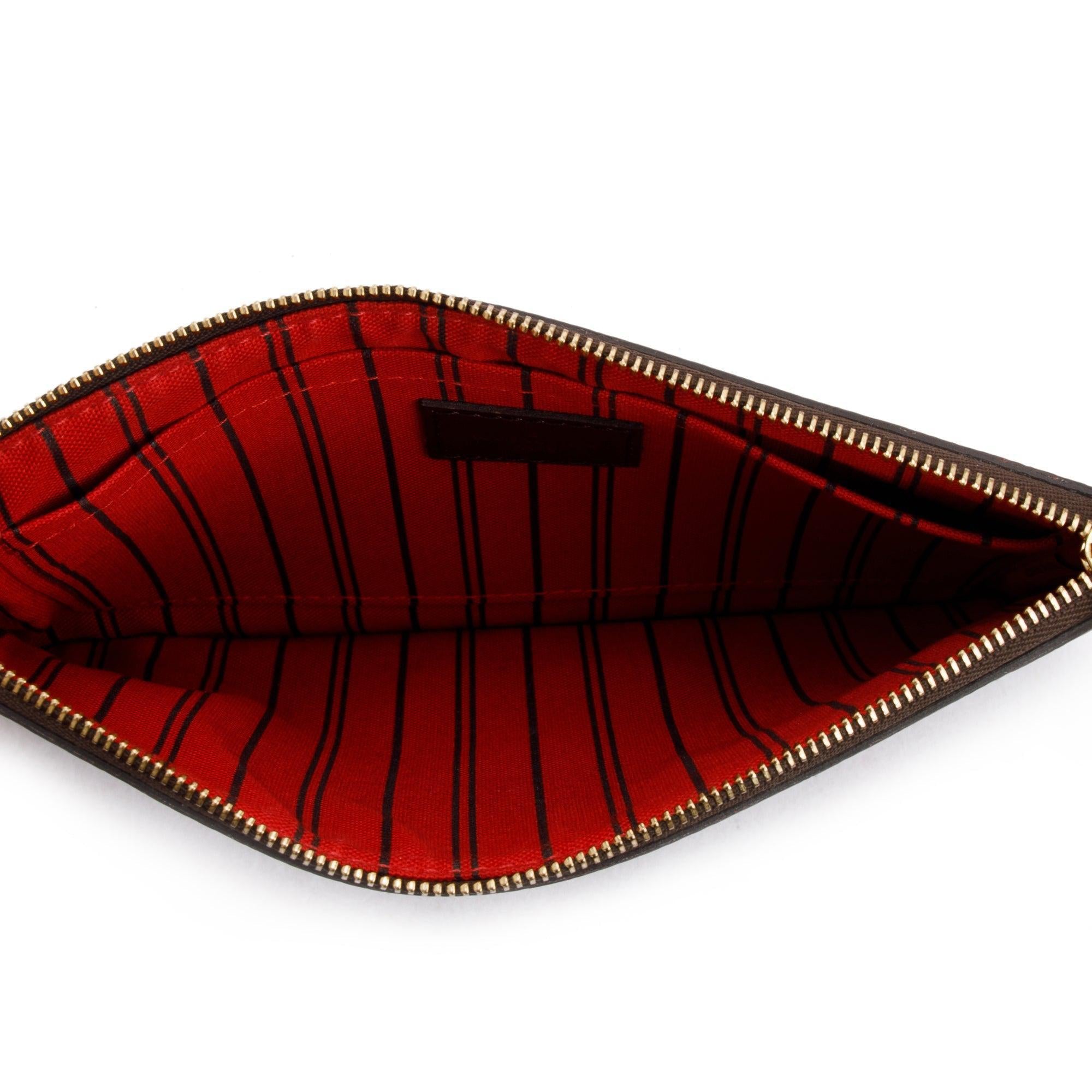 Louis Vuitton Damier Ebene Neverfull Pochette