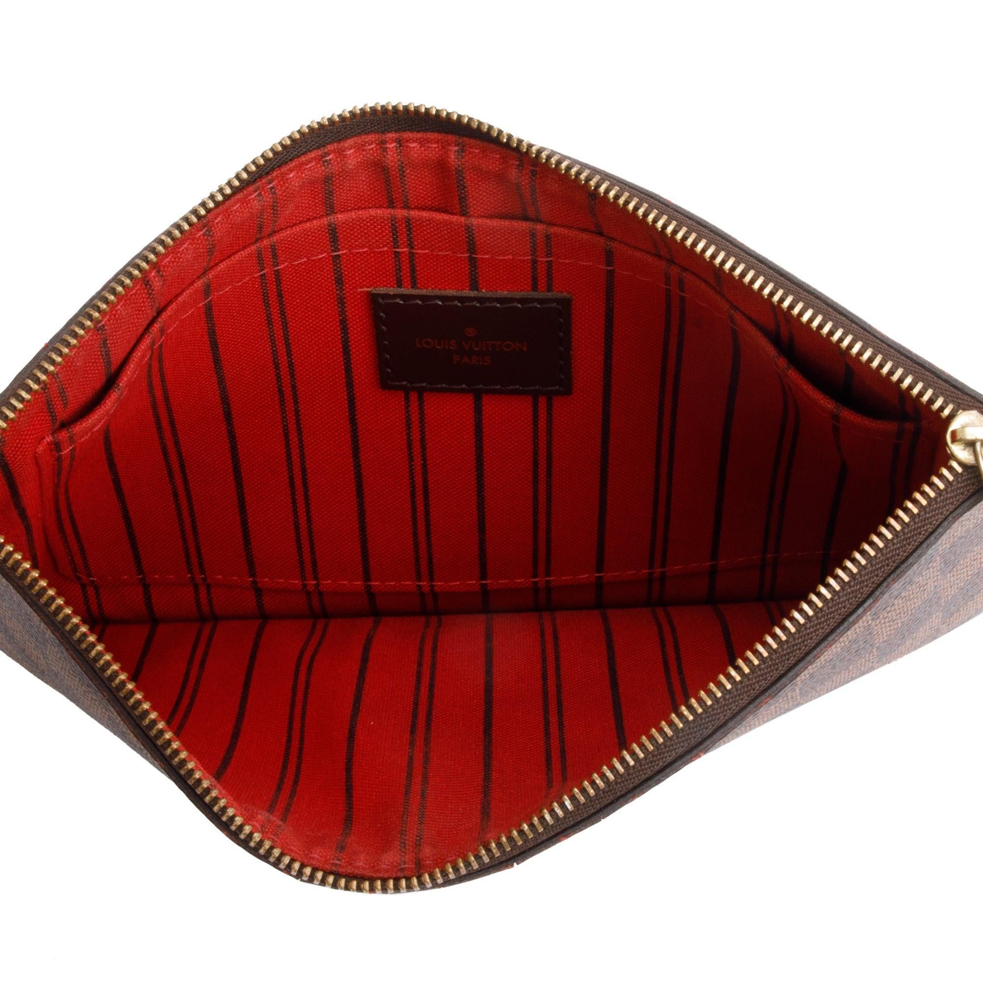 Louis Vuitton Damier Ebene Neverfull Pochette