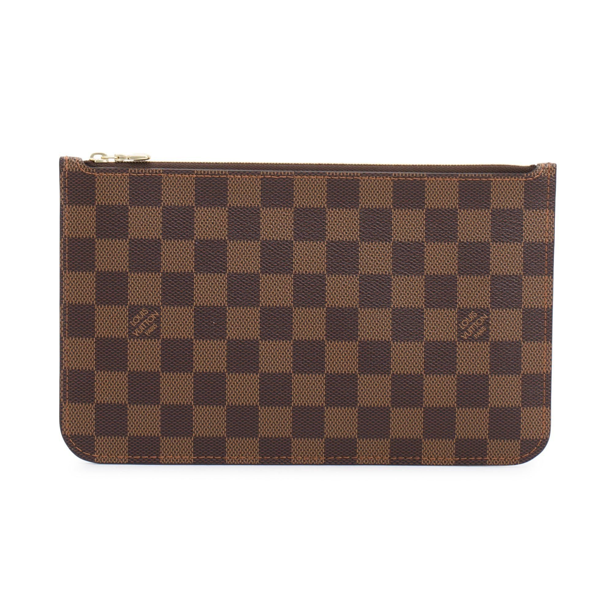 Louis Vuitton Damier Ebene Neverfull Pochette
