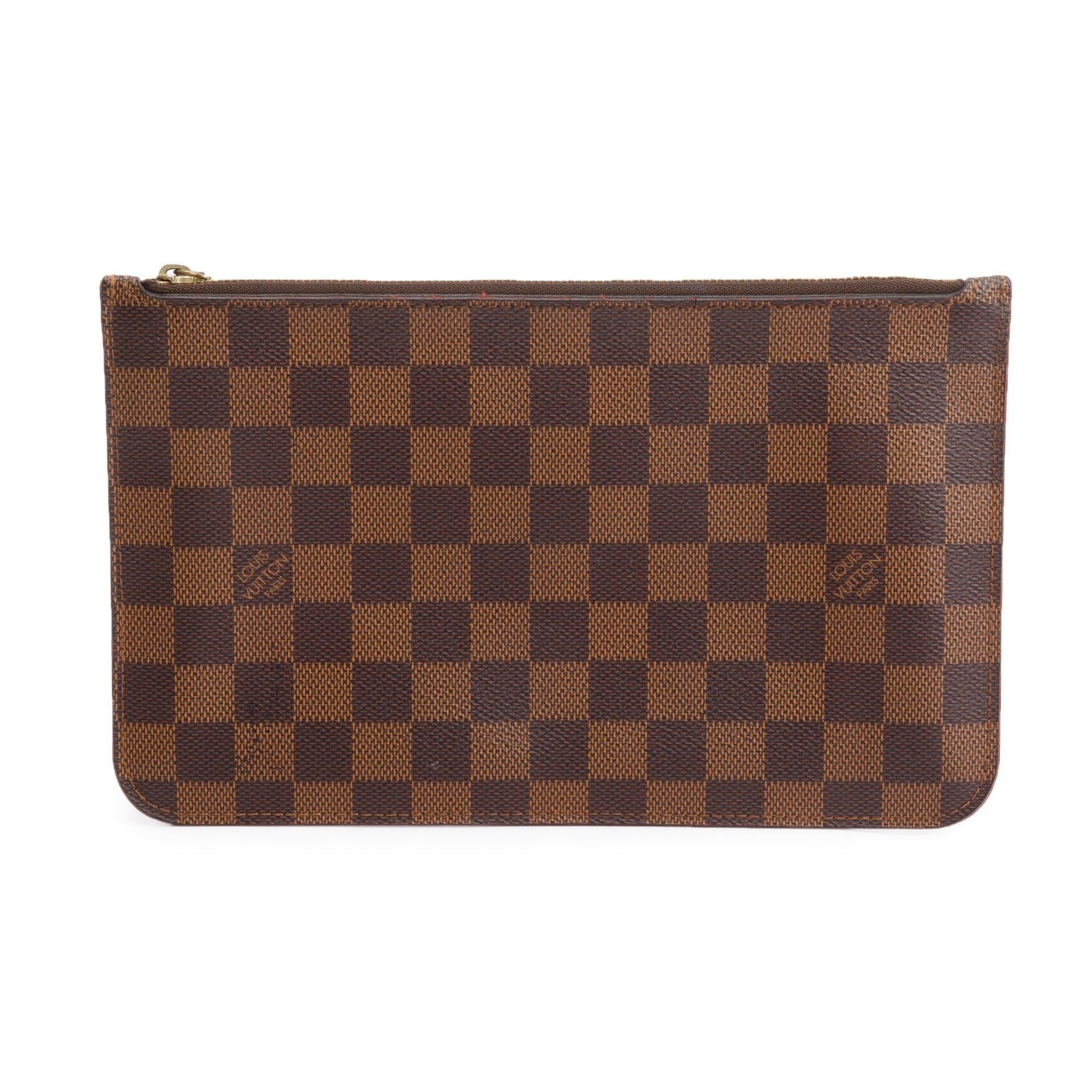 Louis Vuitton Damier Ebene Neverfull Pochette