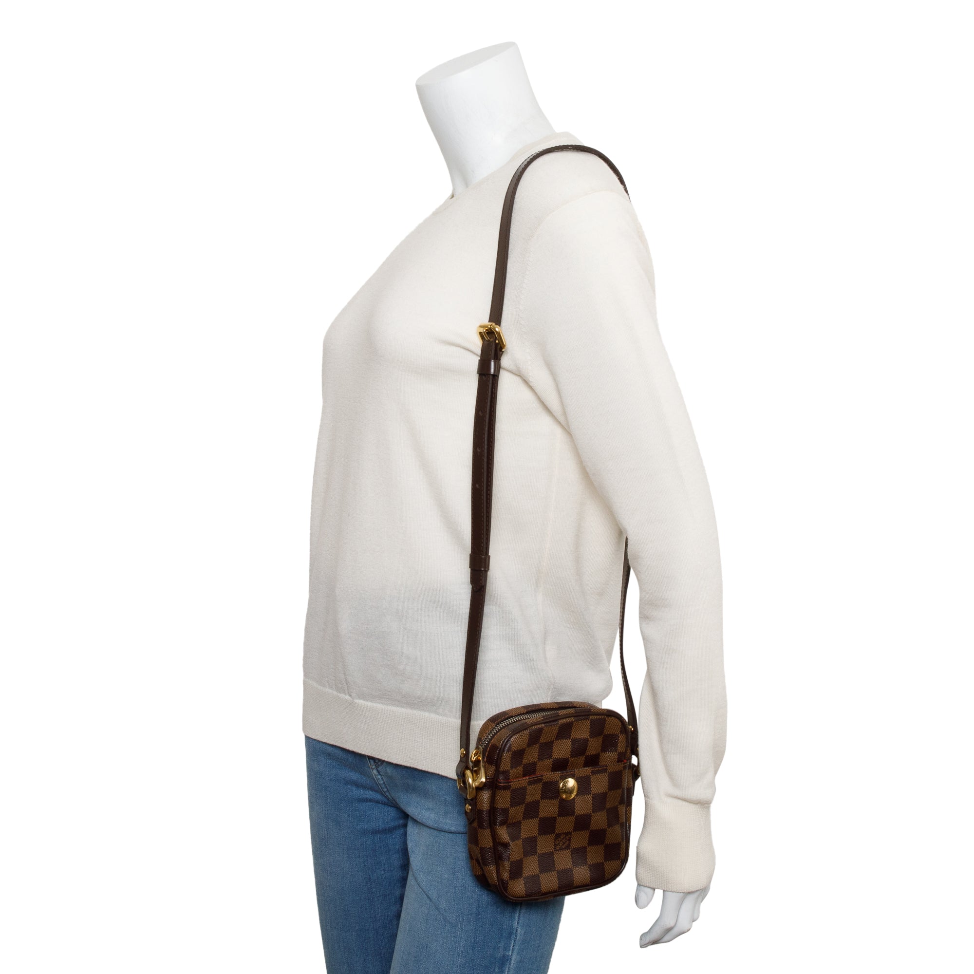 Louis Vuitton Damier Ebene Rift Crossbody Bag