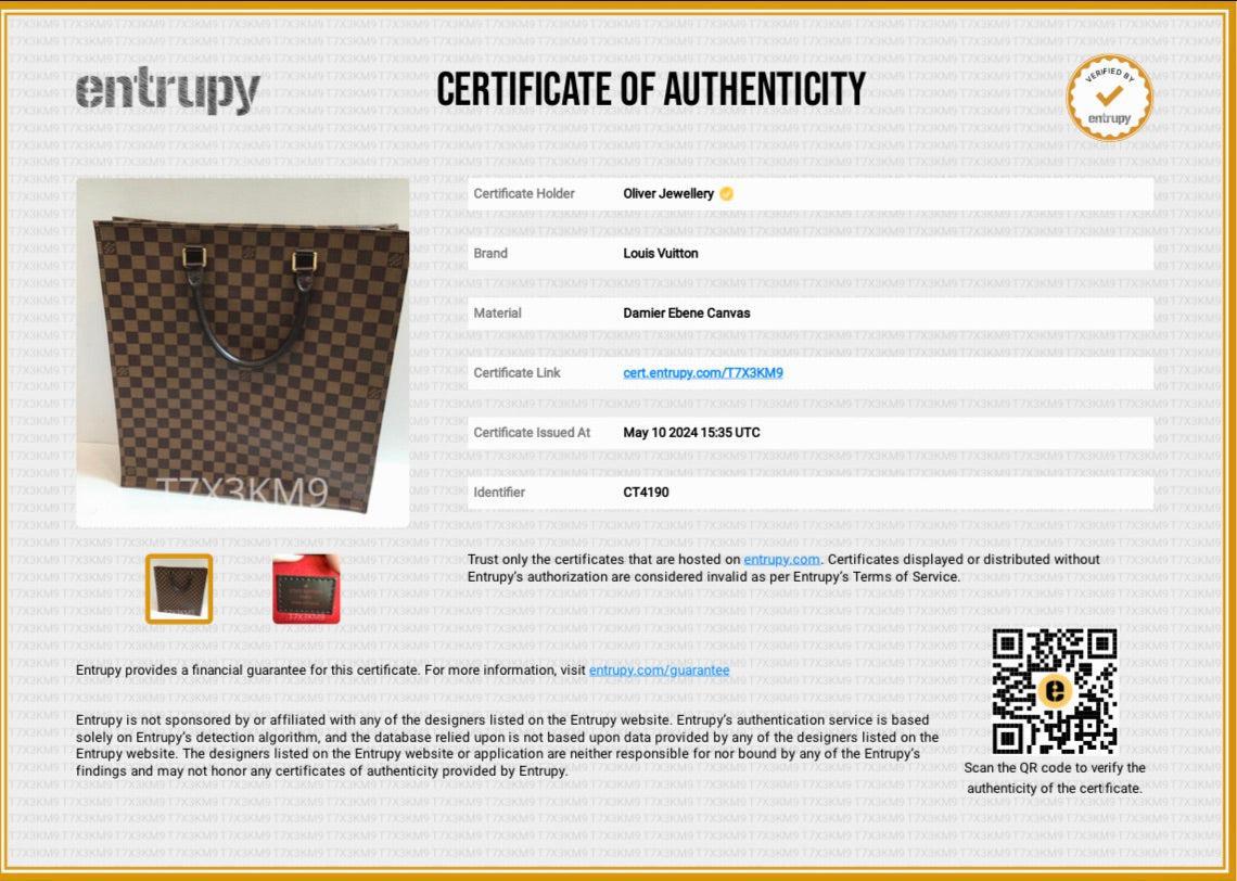 Louis Vuitton Damier Ebene Sac Plat