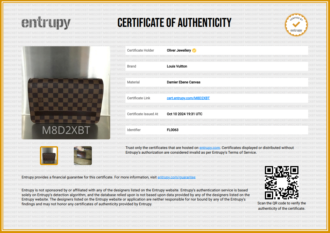 Louis Vuitton Damier Ebene Saint Louis Clutch