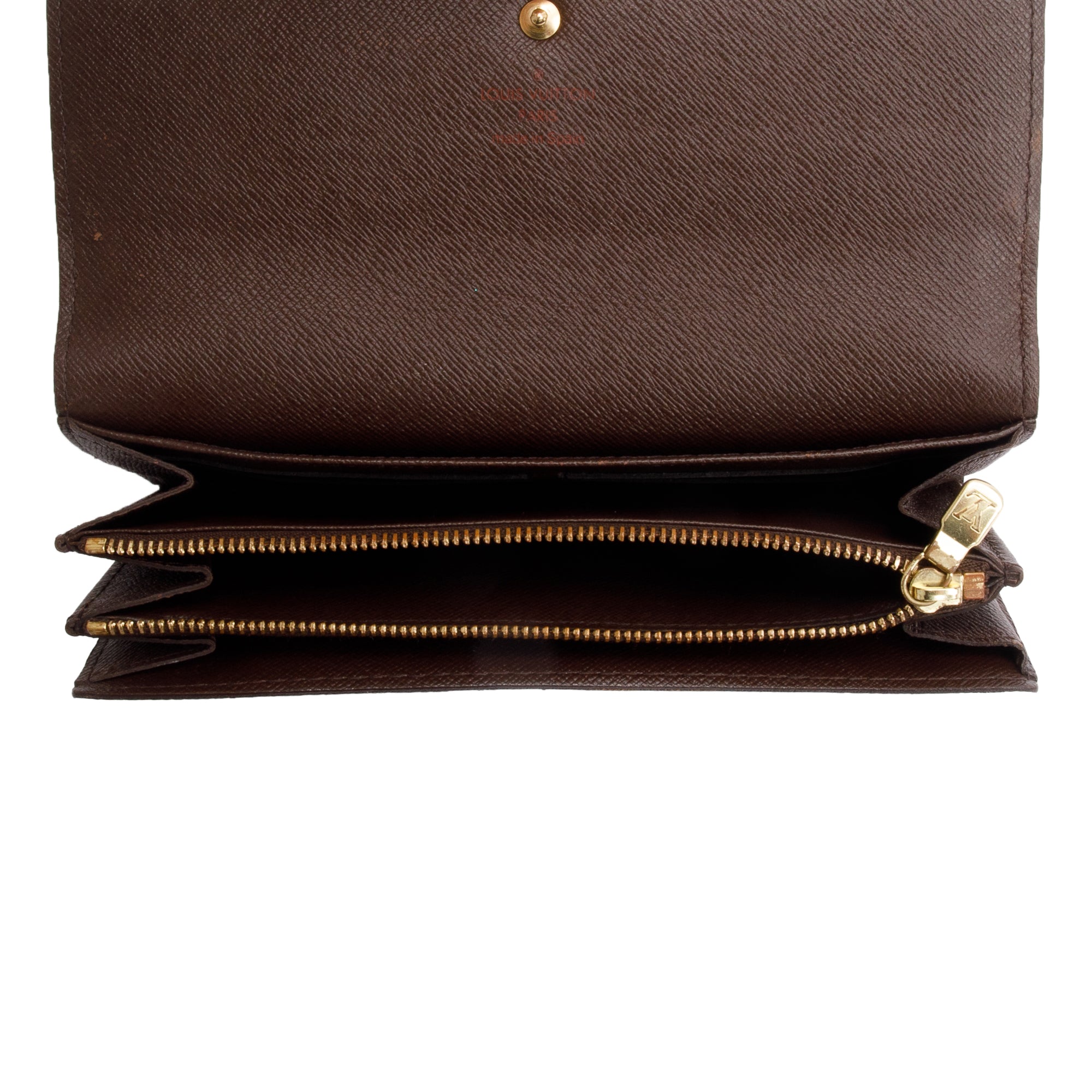 Louis Vuitton Damier Ebene Sarah Wallet