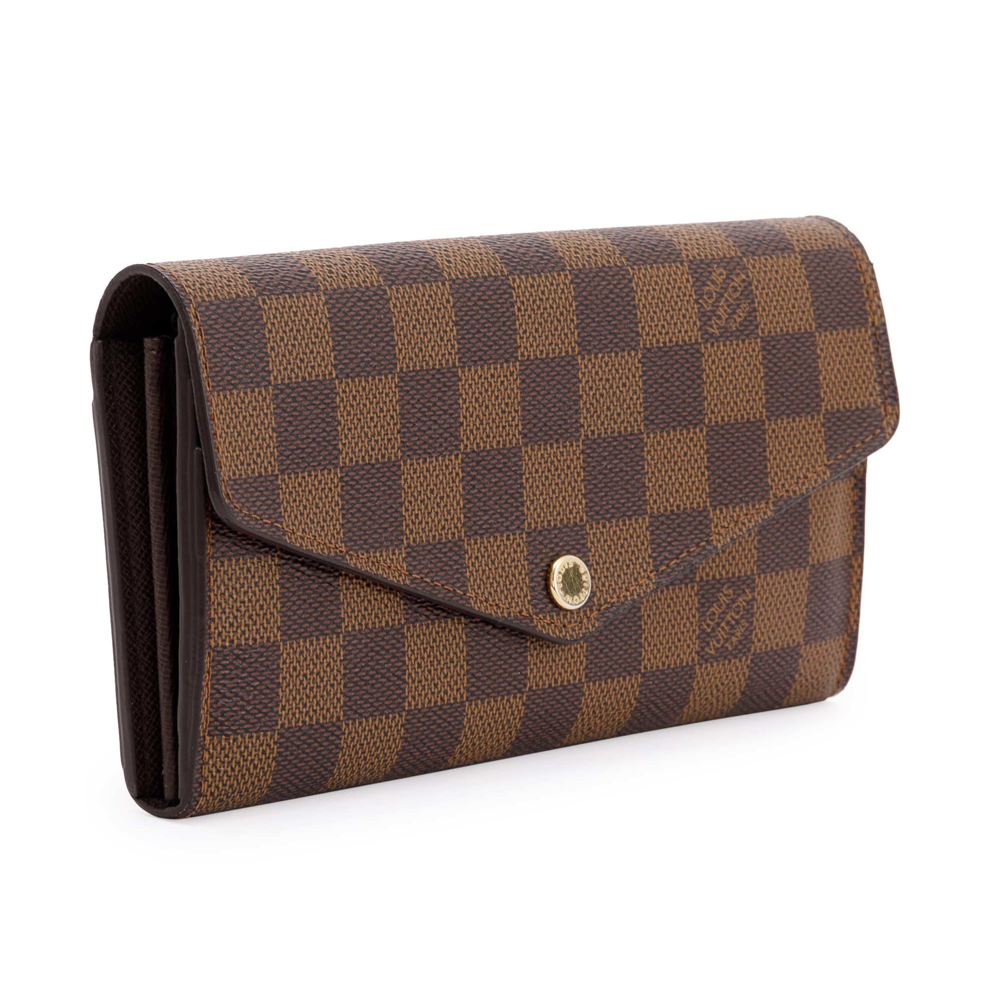 Louis Vuitton Damier Ebene Sarah Wallet